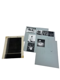 VINTAGE KEN KELLY production STORY BOARD photo negative EERIE VISIONS Sci Fi Art lot