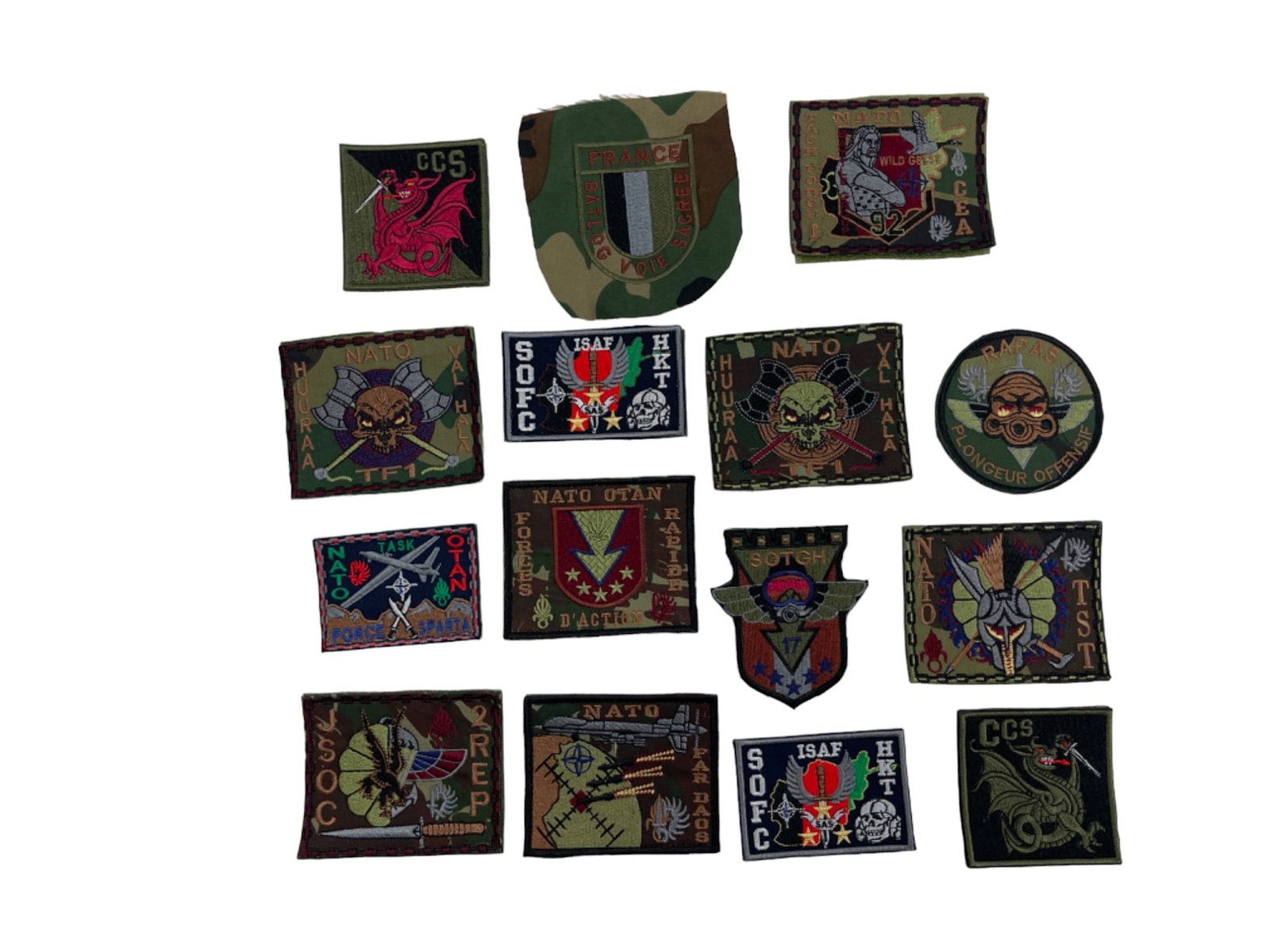 Vintage Military Patch Collection Lot: Vintage Military Patch Collection Lot of 15