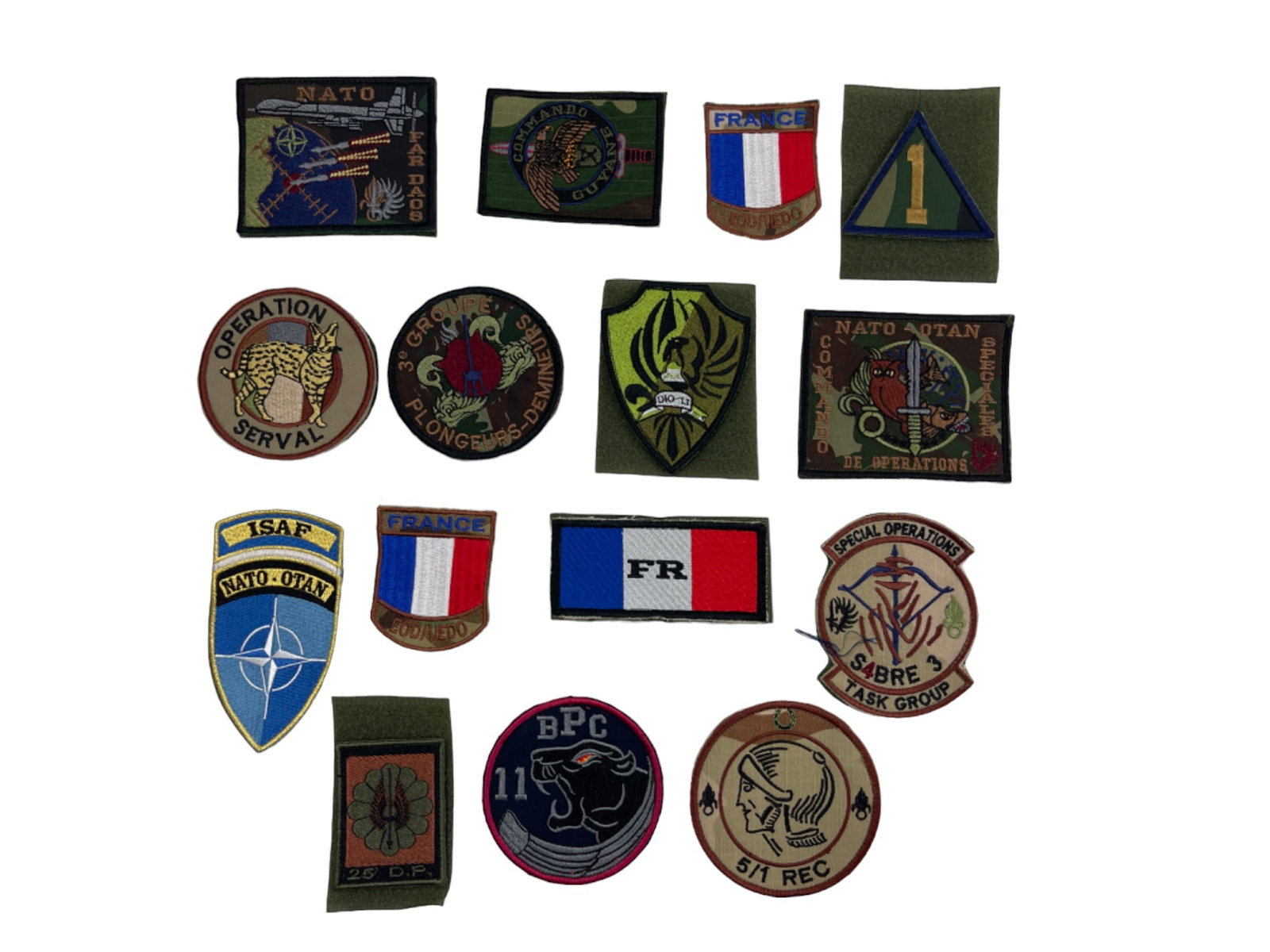 Vintage Military Patch Collection Lot: Vintage Military Patch Collection Lot of 15
