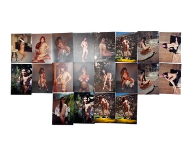 Vintage Pin Up Nude Female Model Photograph Collection Lot