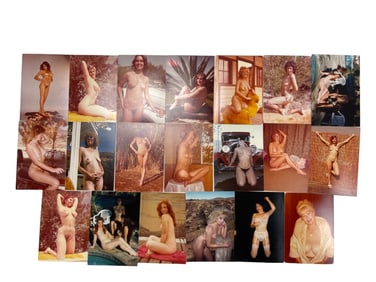 Vintage Pin Up Nude Female Model Photograph Collection Lot