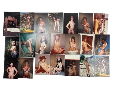 Vintage Pin Up Nude Female Model Photograph Collection Lot