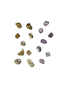 Aquamarine and Quartz Polished Loose Gemstone Collection