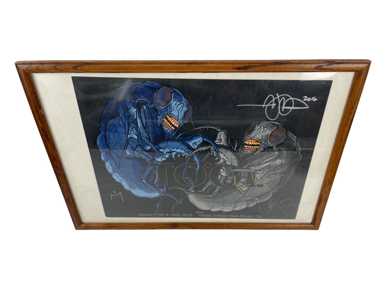 Tool 2016 Band Signed Poster Limited Edition 10/200 (1 of 6)