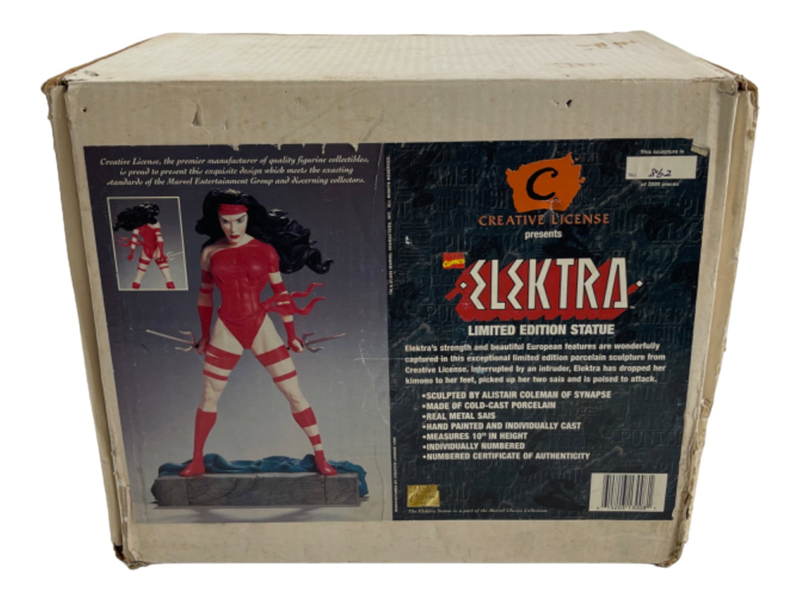 Marvel Elektra Limited Edition Statue 862/2500: Marvel Elektra Limited Edition Statue 862/2500