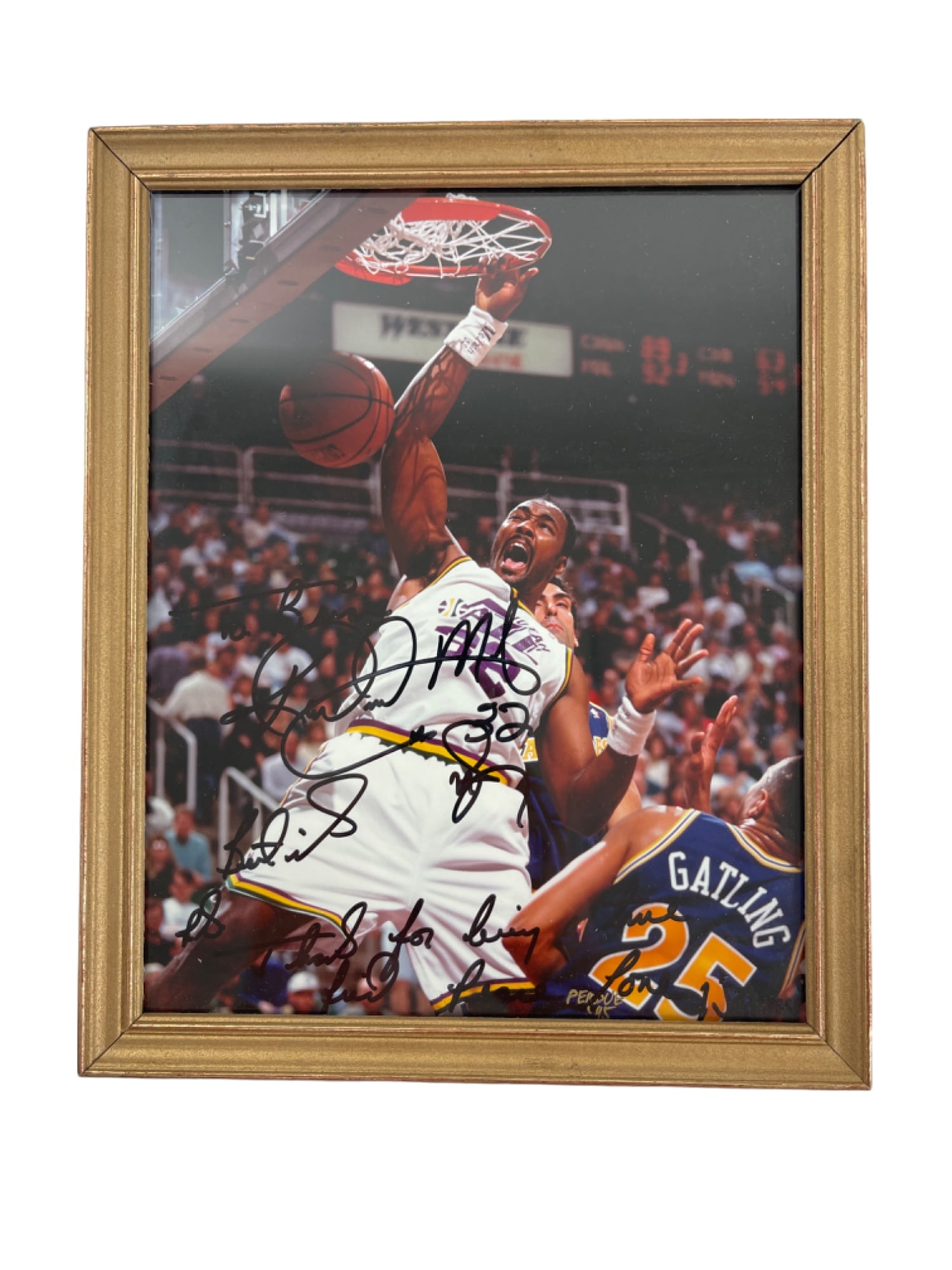 Karl Malone Utah Jazz Signed 8x10 Photograph (1 of 5)