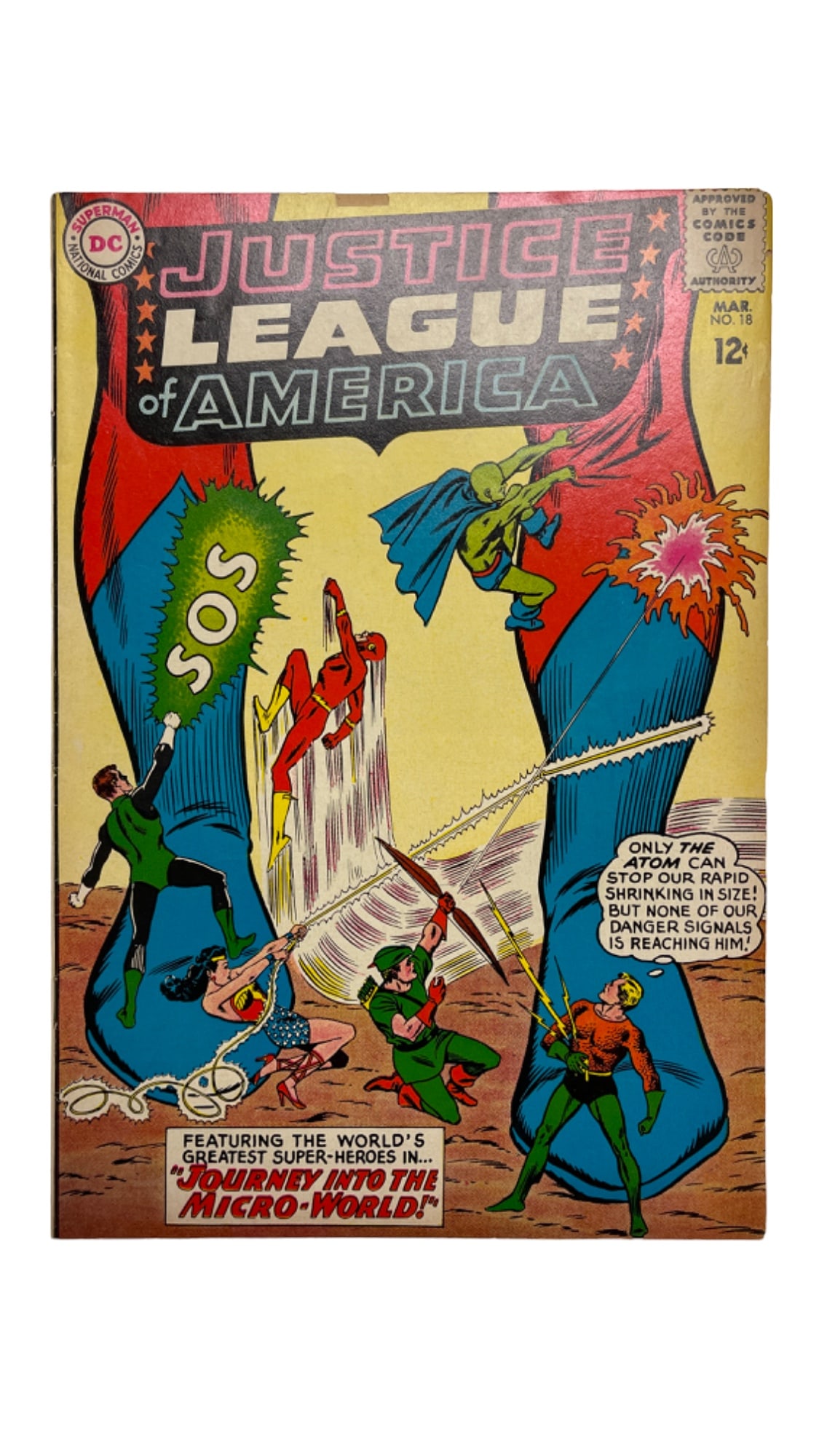 Justice League of America #18 DC 1963 Comic Book (1 of 3)