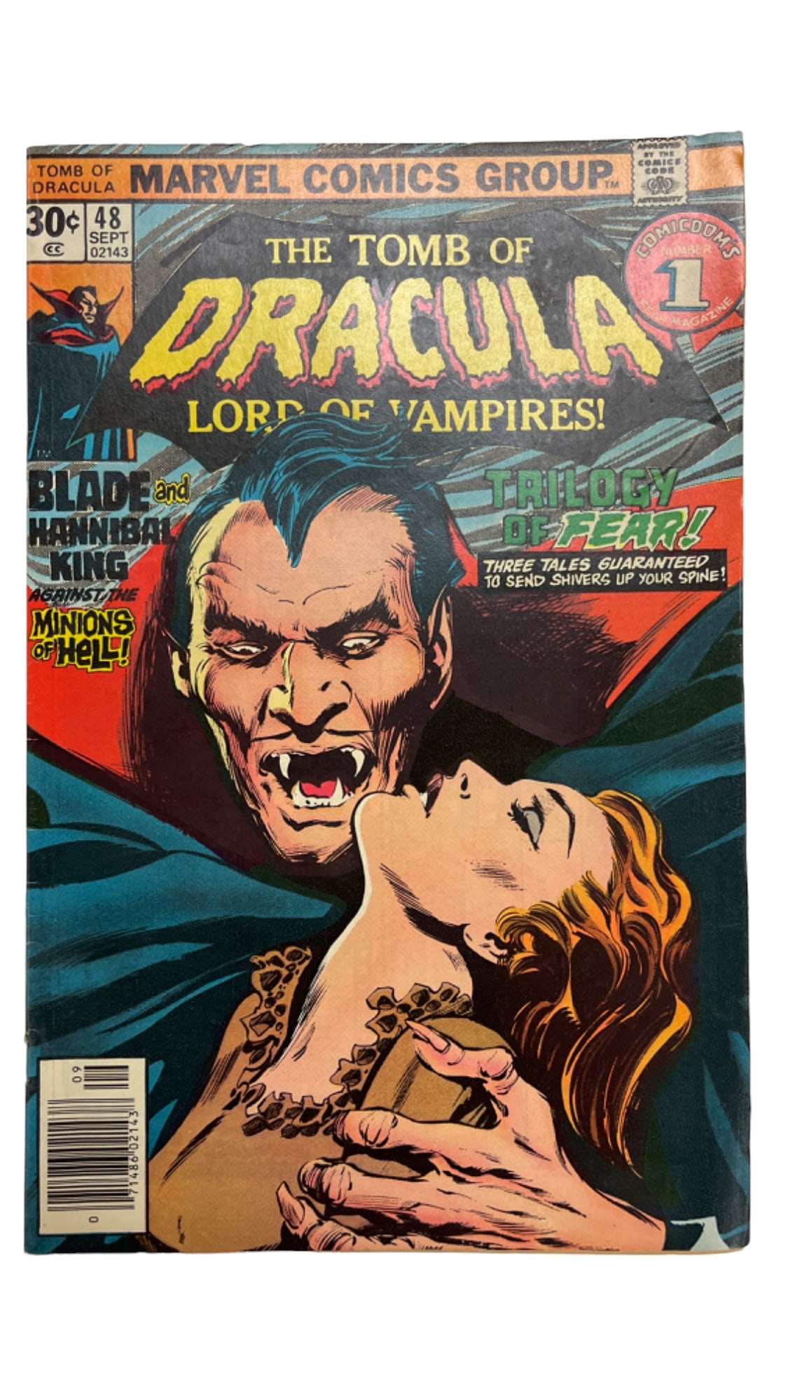 The Tomb of Dracula #48 Blade App Marvel Comic Book (1 of 3)