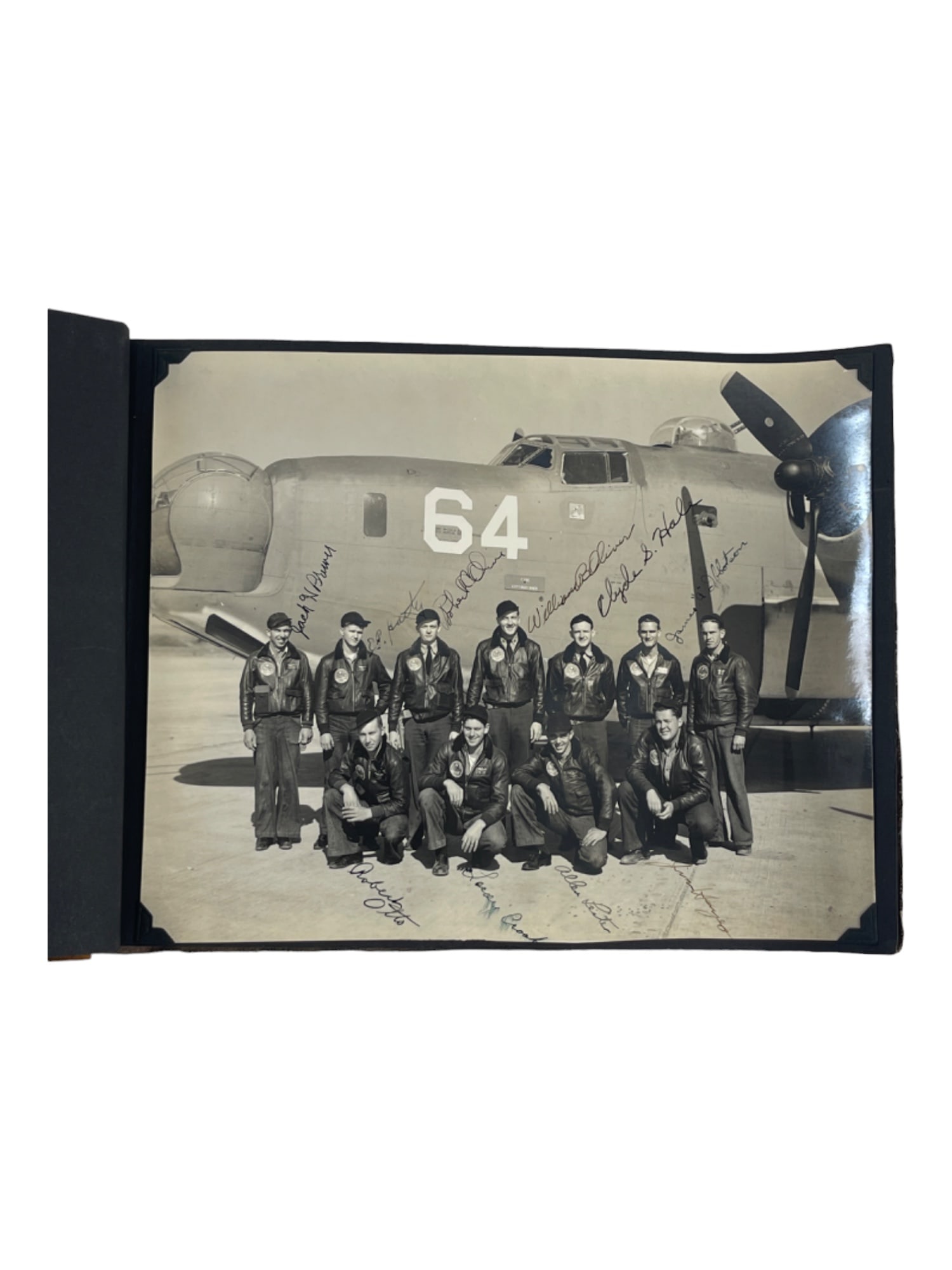 World War 2 WWII US Bomber Air Force Photo Album Signed Rare (1 of 16)