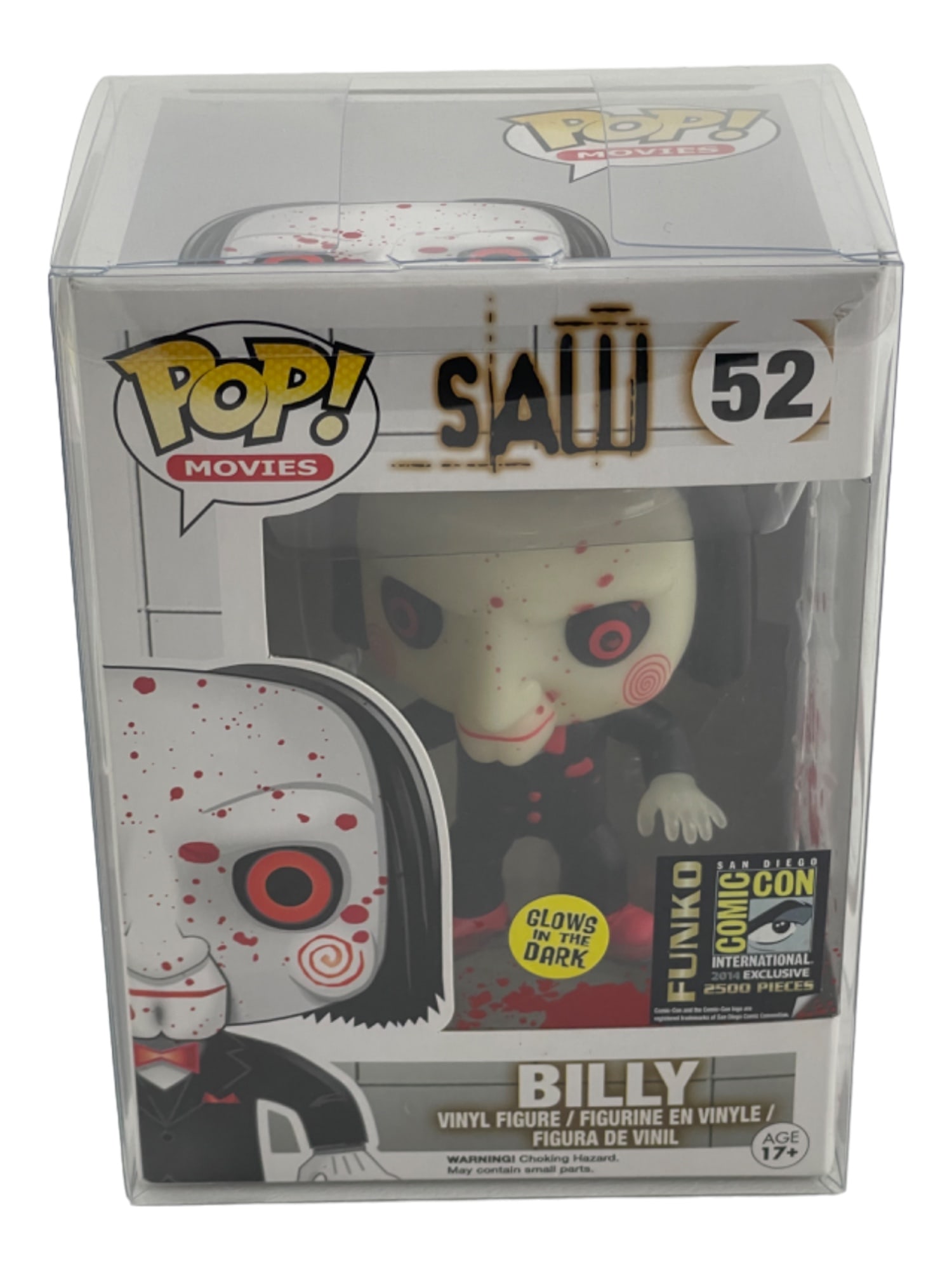 Funko Pop Movies SAW Billy #52 - GITD SDCC 2500 Pieces AUTHENTIC RARE (1 of 7)