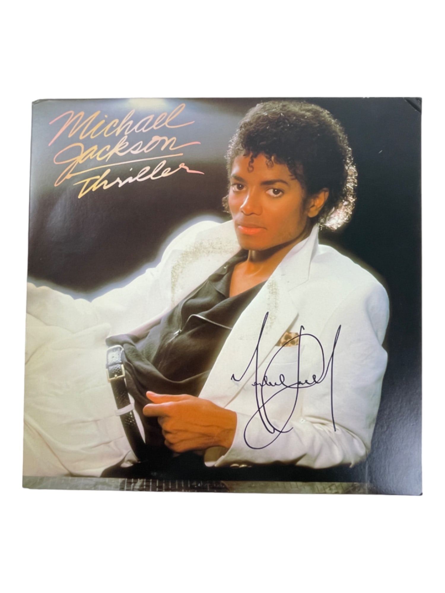 Micheal Jackson - "Thriller" 38112 Signed Promo Vinyl Record (1 of 4)