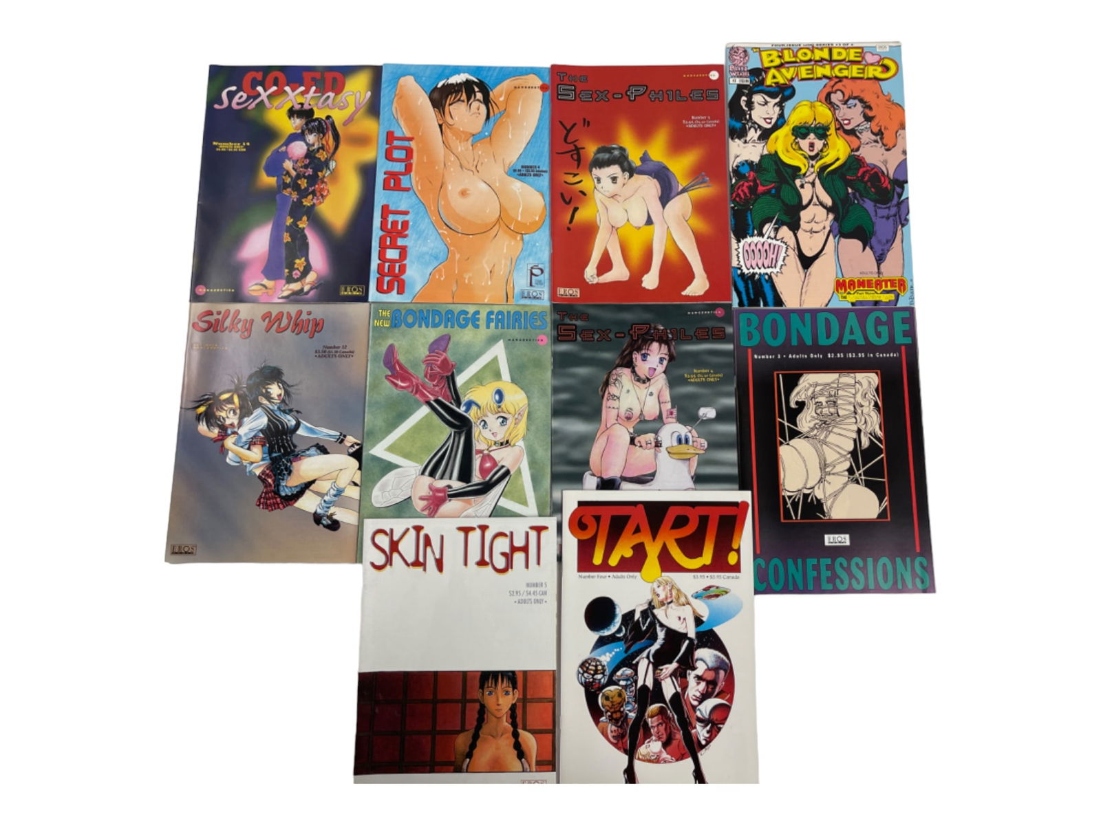 Erotica Adult Only Horny Sl*t Comic Book Collection Eros Comix (1 of 4)