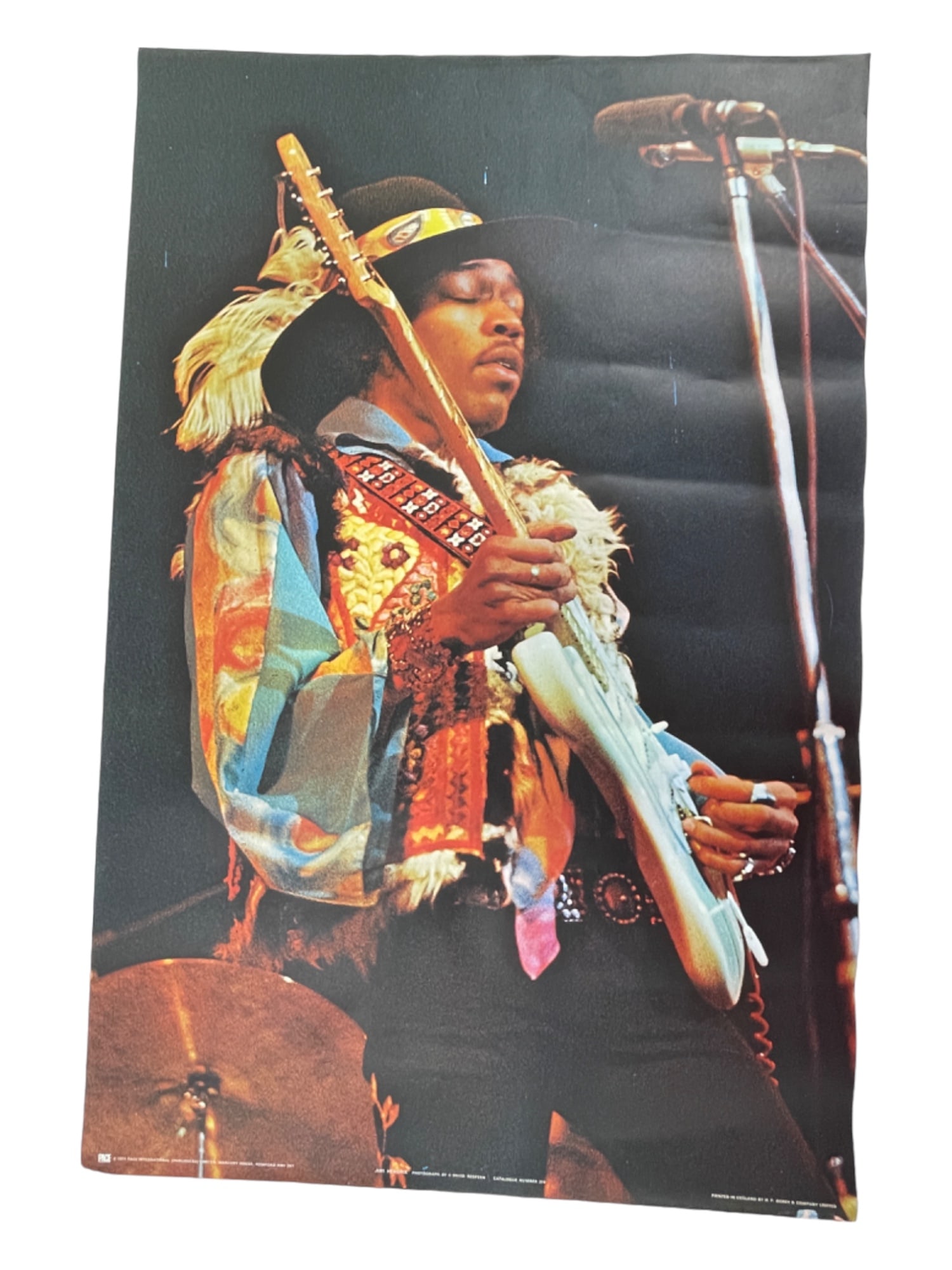 VINTAGE JIMI HENDRIX POSTER (1 of 5)