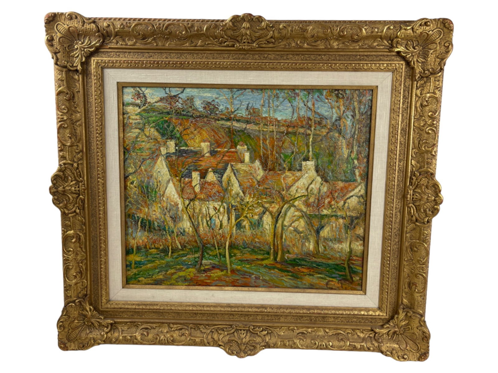 Camille Pissarro Oil Painting on Canvas Signed Lower Right Inscribed on Back (1 of 16)
