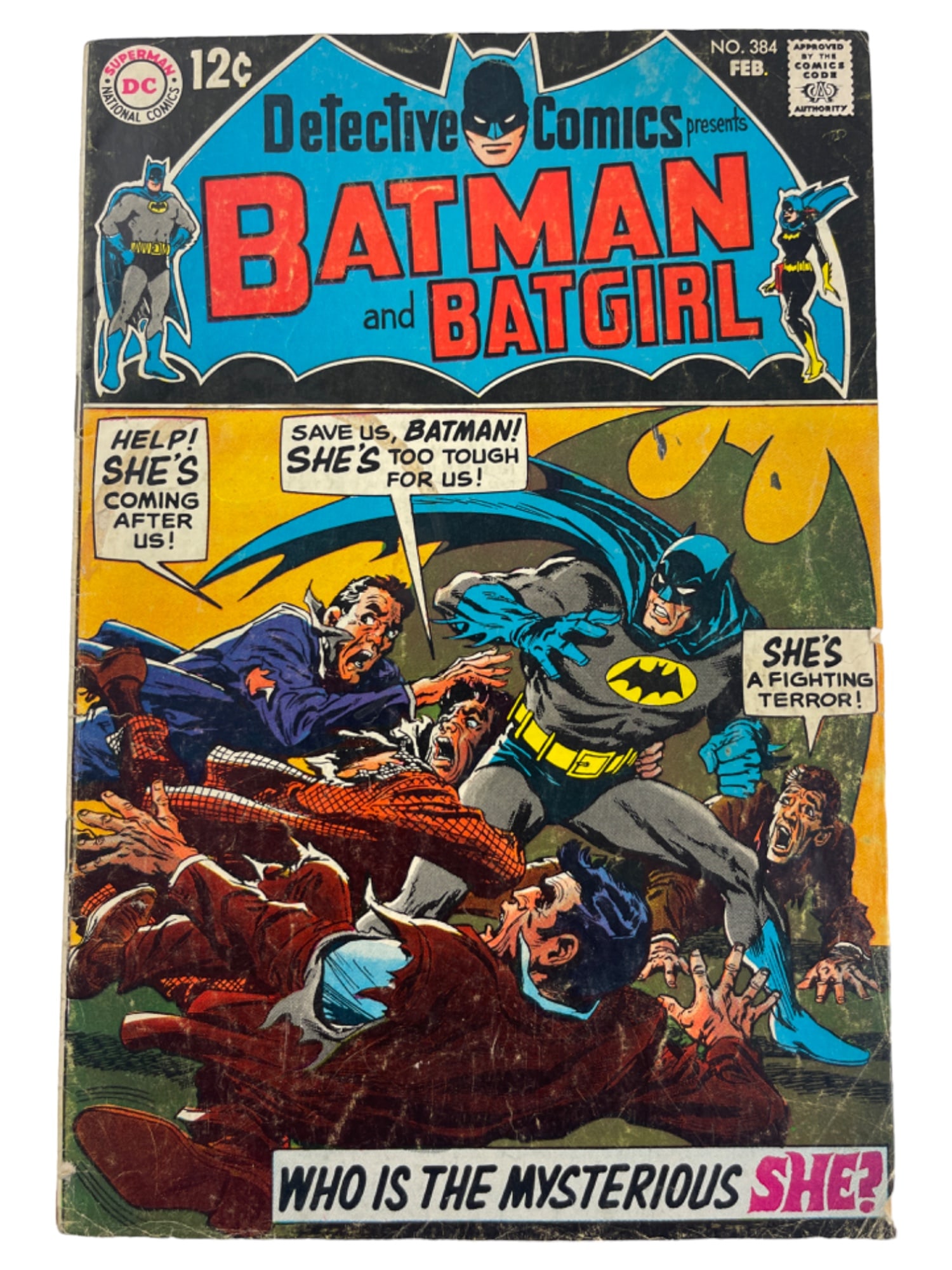 Detective Comics #384 DC 1969 Batman and Batgirl Comic Book (1 of 3)