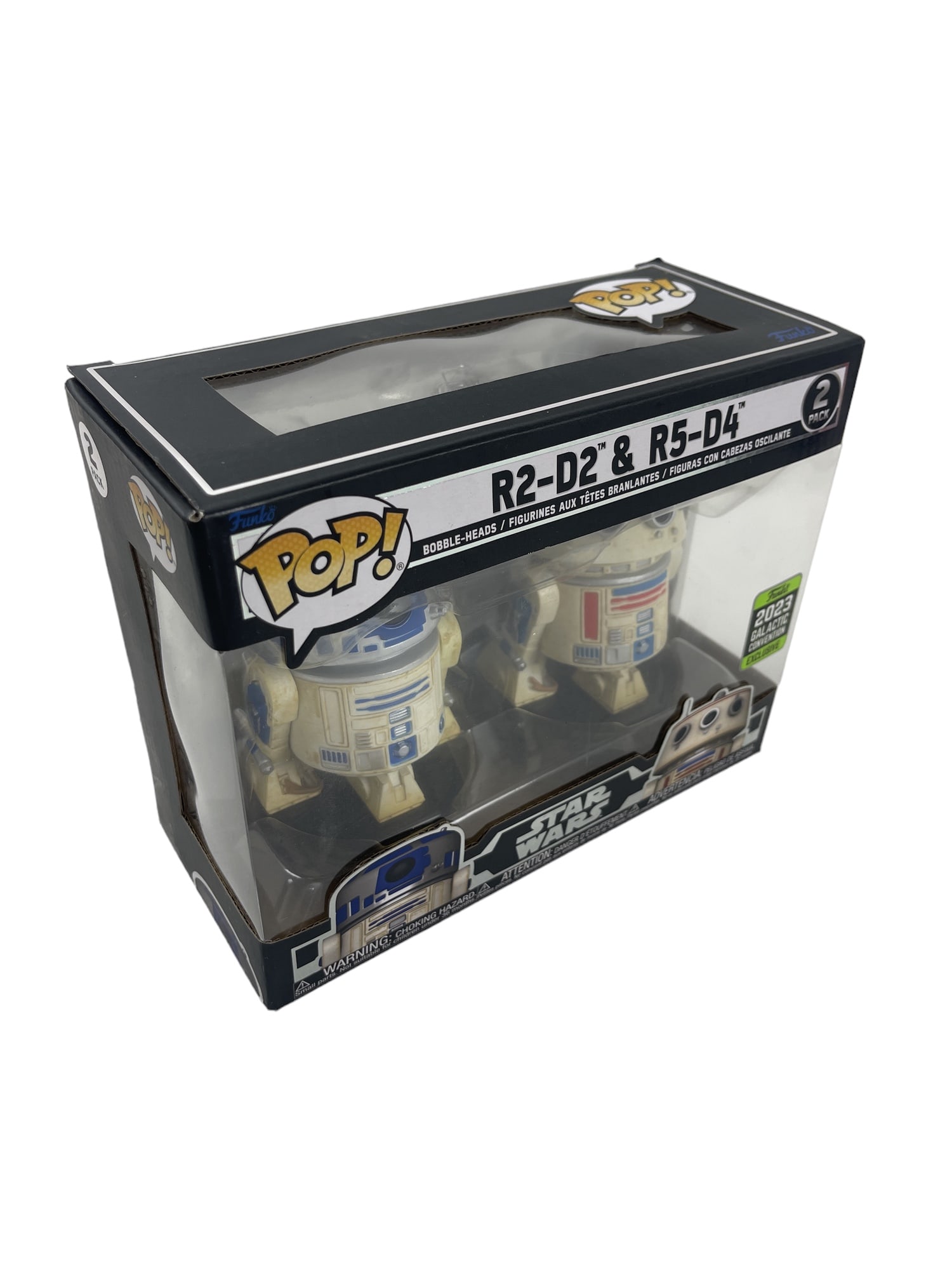 Funk Pop! Star Wars R2-D2 & R5-D4 2023 Galactic Con Exclusive Sealed (1 of 5)