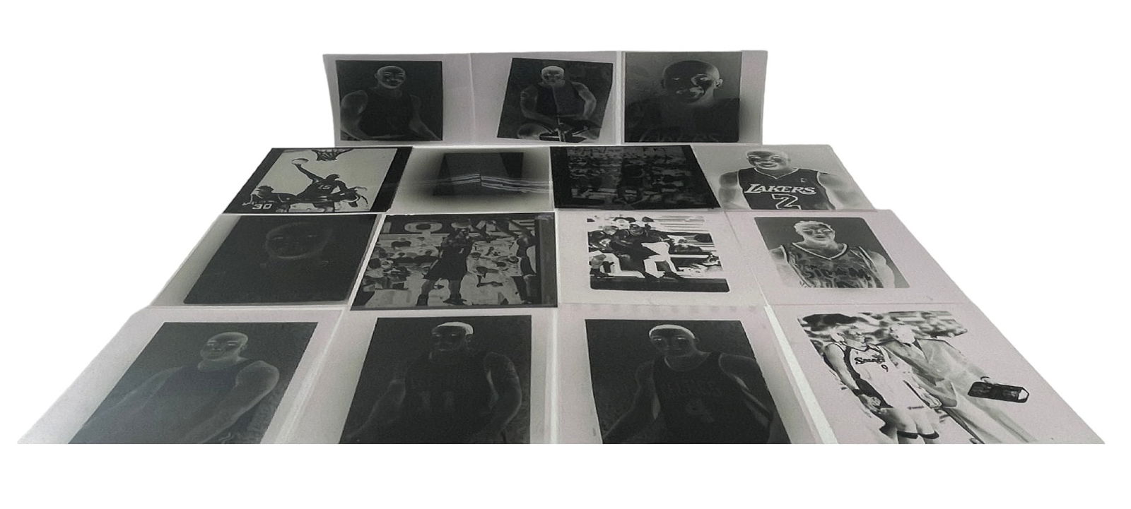 VINTAGE BASKETBALL PHOTO NEGATIVE COLLECTION LOT 15 8" X 10" (1 of 5)