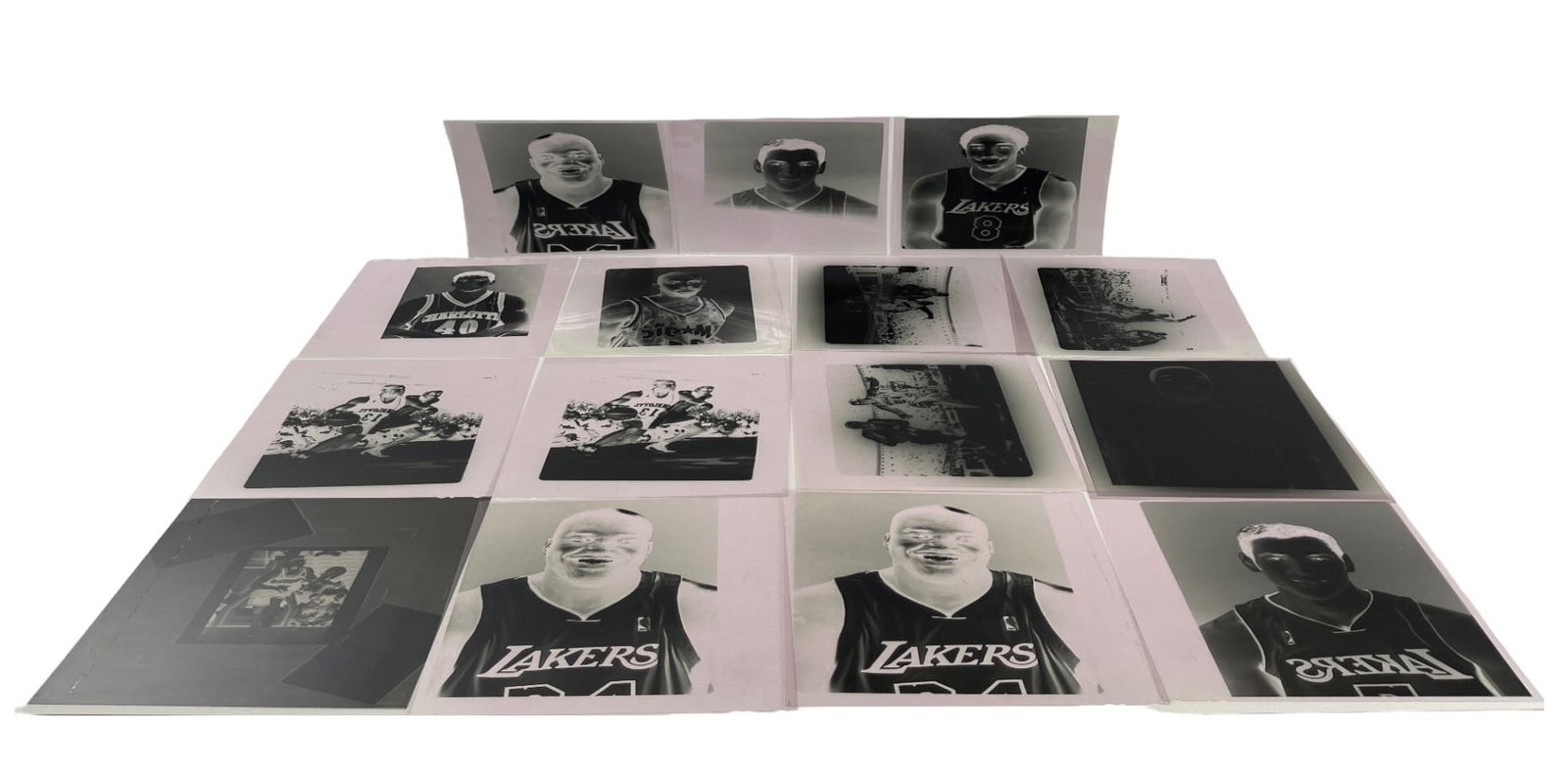 VINTAGE BASKETBALL PHOTO NEGATIVE COLLECTION LOT 15 8" X 10" (1 of 5)