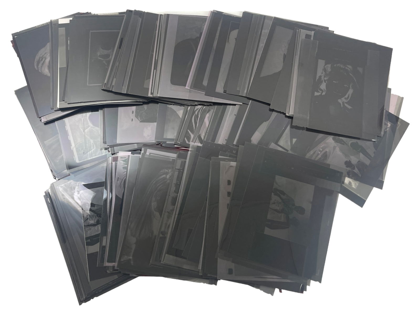 LARGE BOX VINTAGE RARE PRESS KIT PHOTO NEGATIVE, SPORT , MOVIE , MUSIC  COLLECTION LOT BOX  8" x 10" (1 of 6)