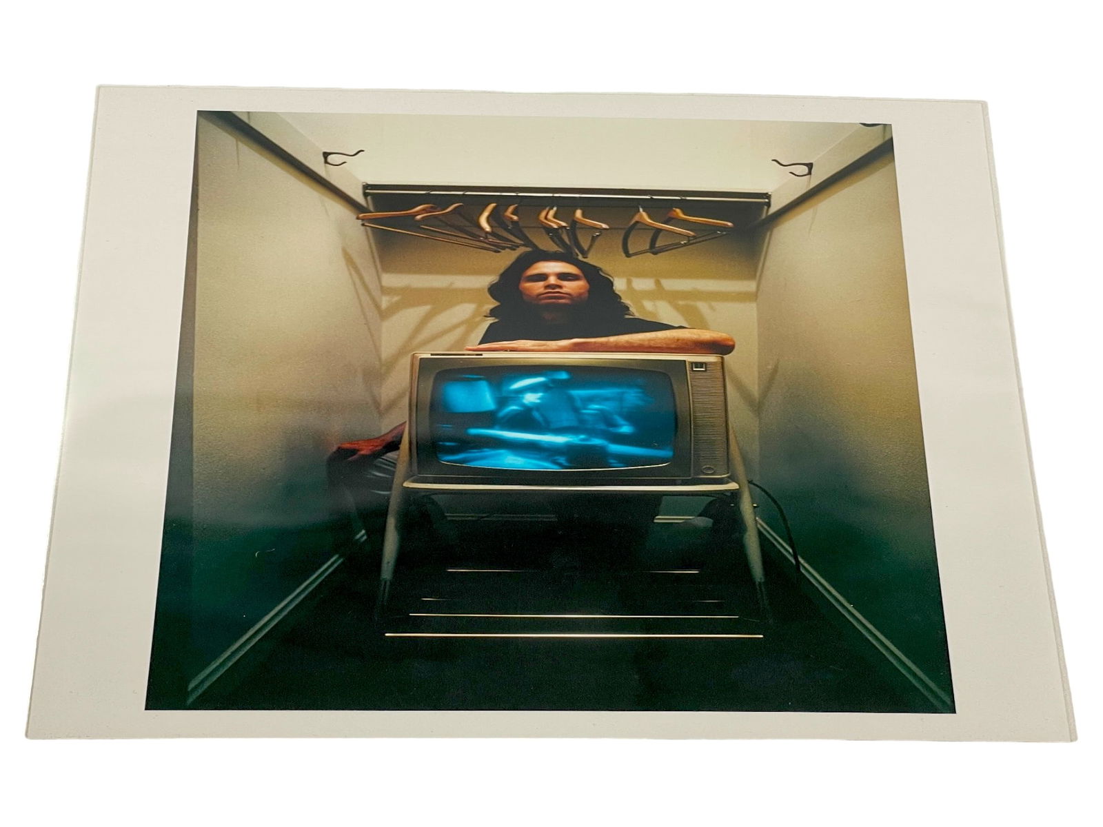 RARE VINTAGE JIM MORRISON COLOR PHOTO ART KANE ESTATE SIGNED BACK: VINTAGE JIM MORRISON COLOR PHOTO ART KANE ESTATE SIGNED BACK 11" X 14"