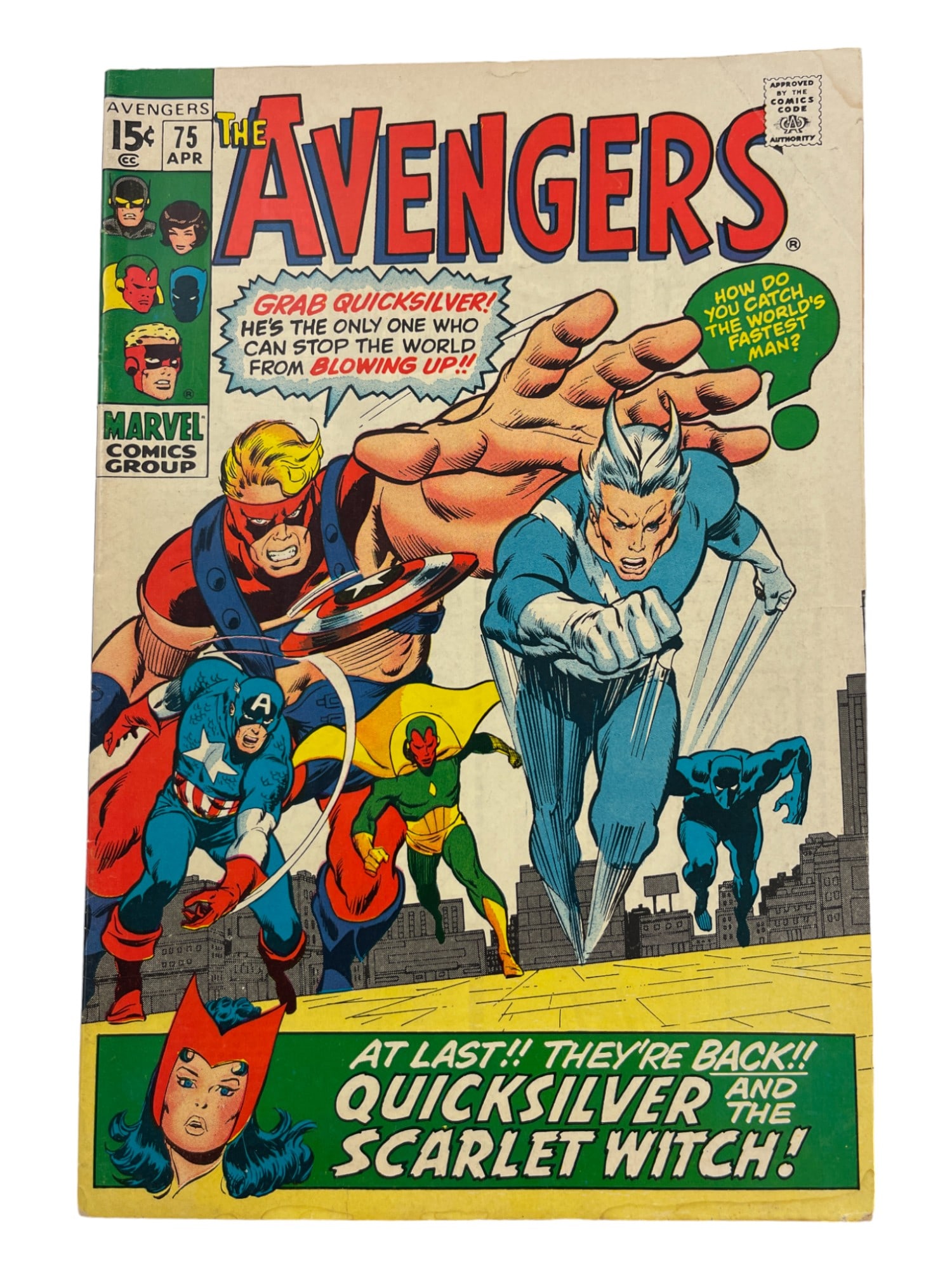 Avengers #75 Marvel 1970 Comic Book (1 of 3)