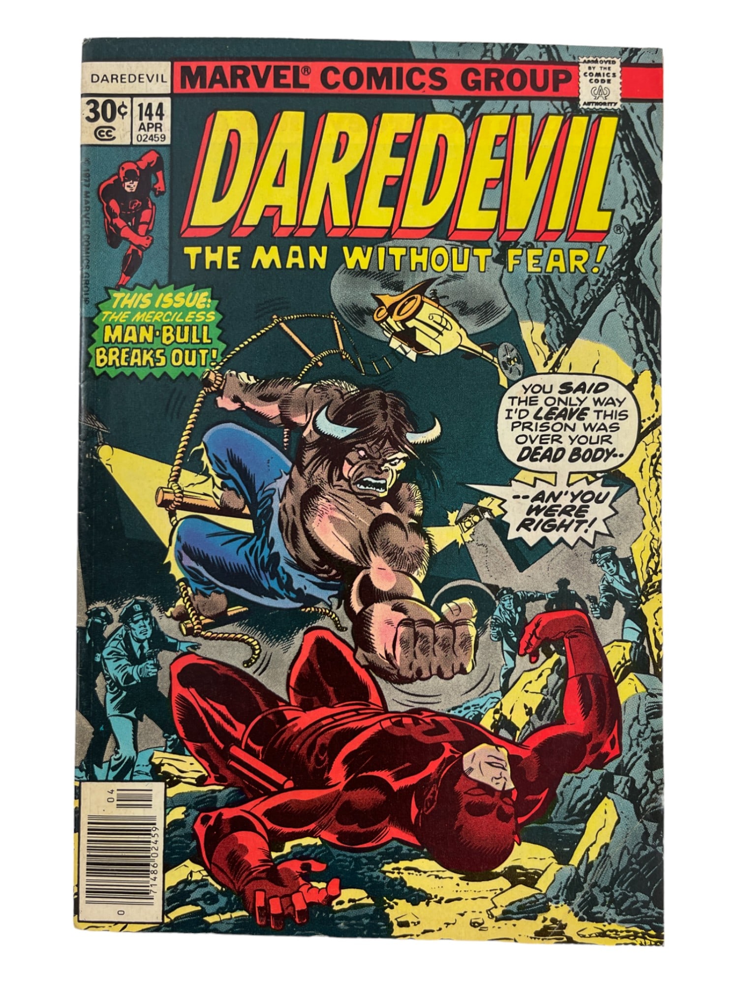 Daredevil #144 Marvel 1977 Comic Book (1 of 3)