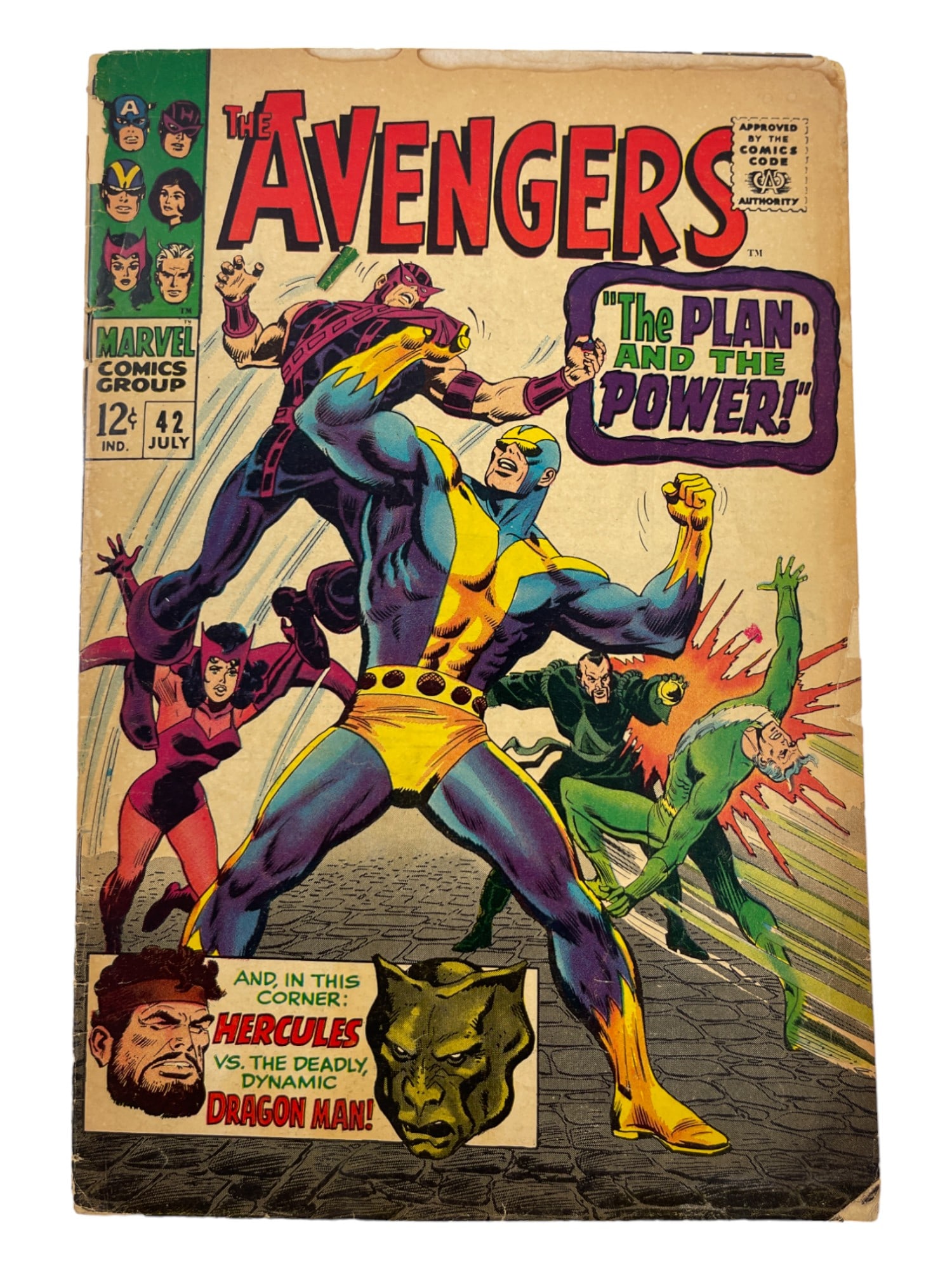 The Avengers #42 Marvel 1967 Comic Book (1 of 3)