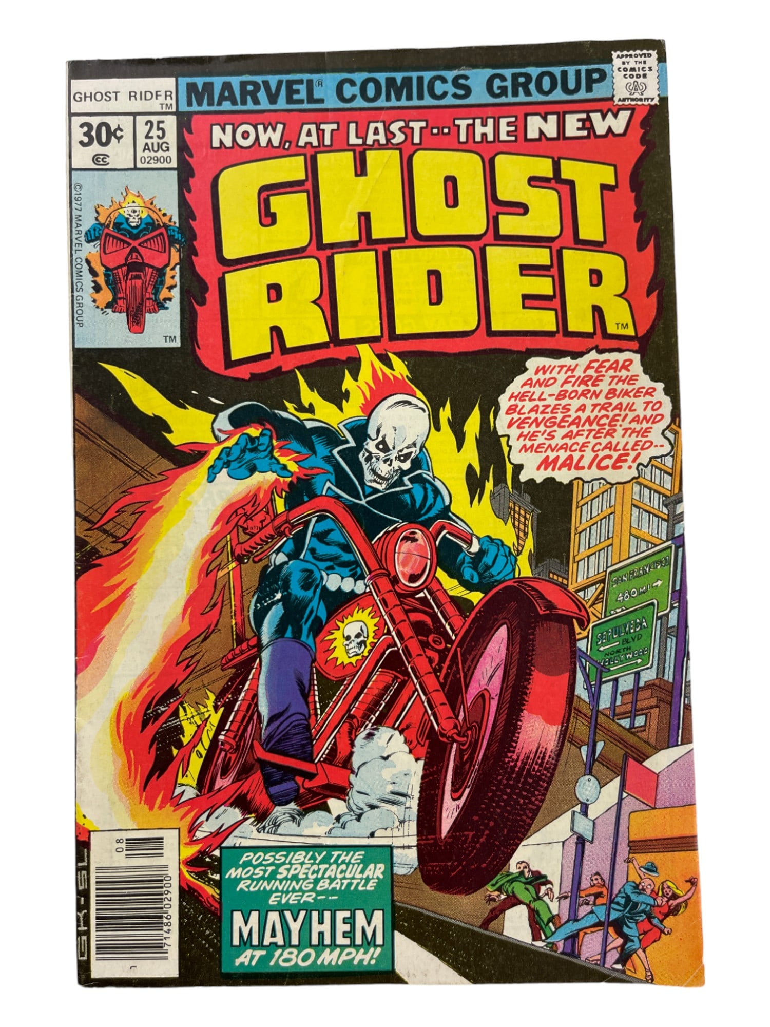 Ghost Rider #25 Marvel 1st App Malice 1977 Comic Book (1 of 3)