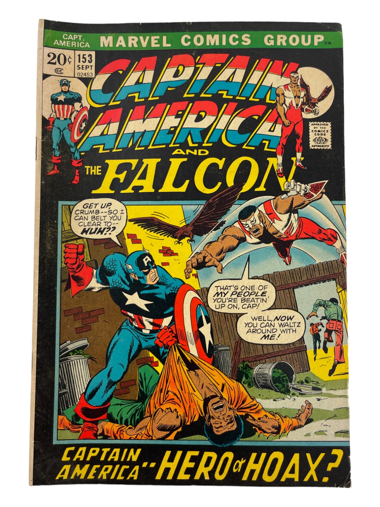 Captain America #153 Marvel 1st App 1950s Capt America & Bucky Comic Book (1 of 3)