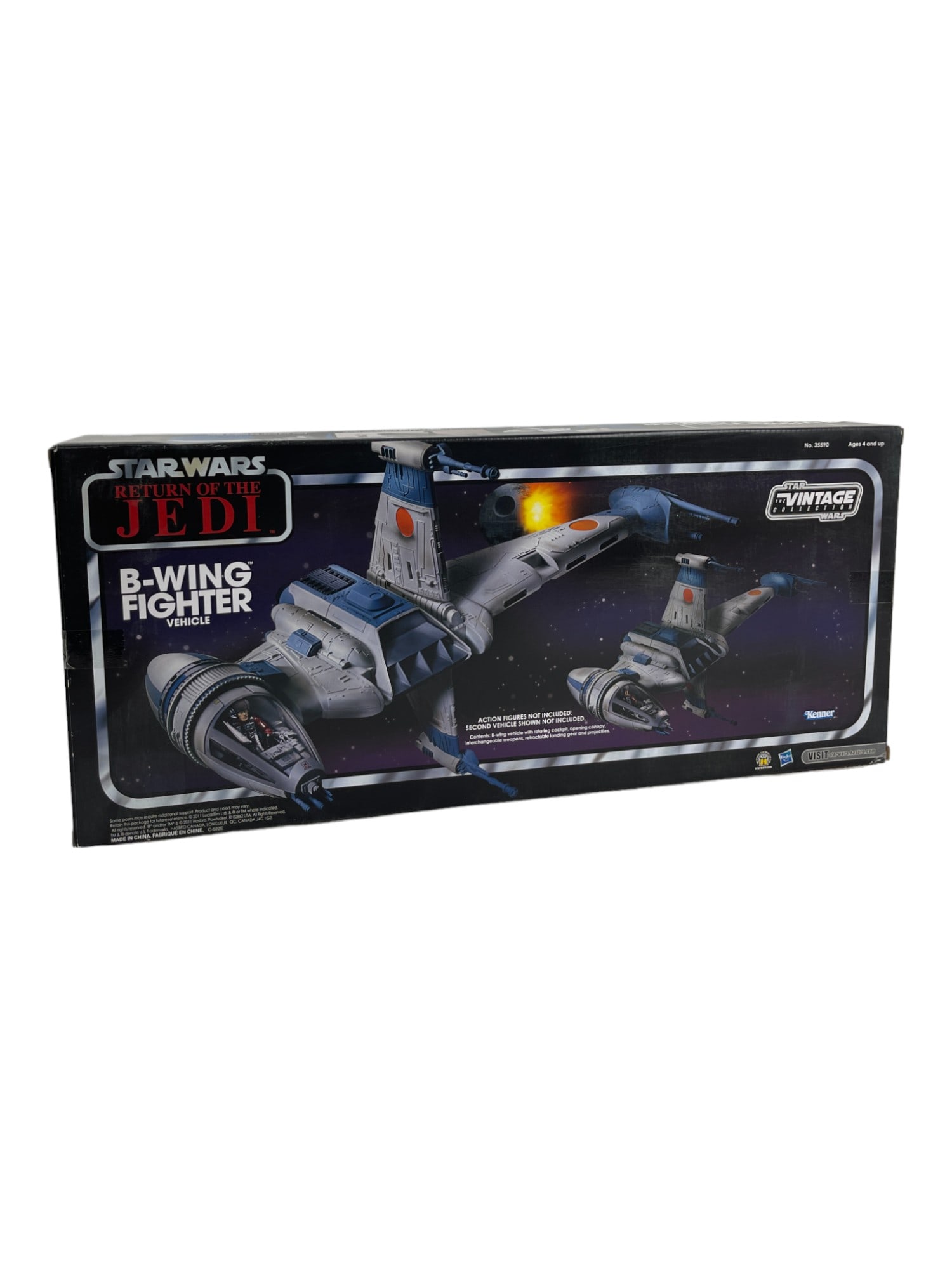 Kenner Star Wars Return of the Jedi B-Wing Fighter Vehicle K-Mart Exclusive 35590: Kenner Star Wars Return of the Jedi B-Wing Fighter Vehicle K-Mart Exclusive 35590