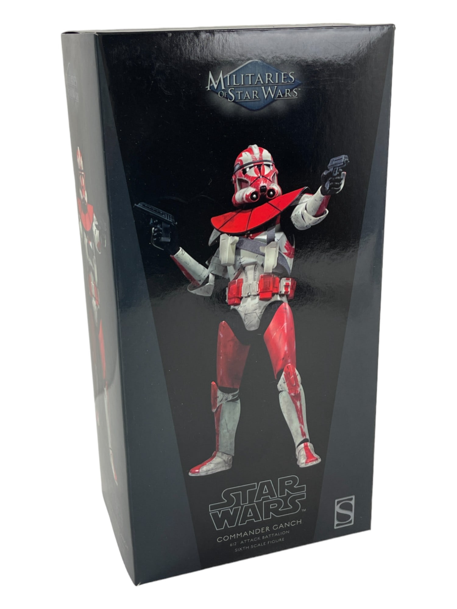 Star Wars Sideshow Collectibles Commander Ganch 612 Attack Battalion 1:6 Scale Figure NIB Exclusive (1 of 9)
