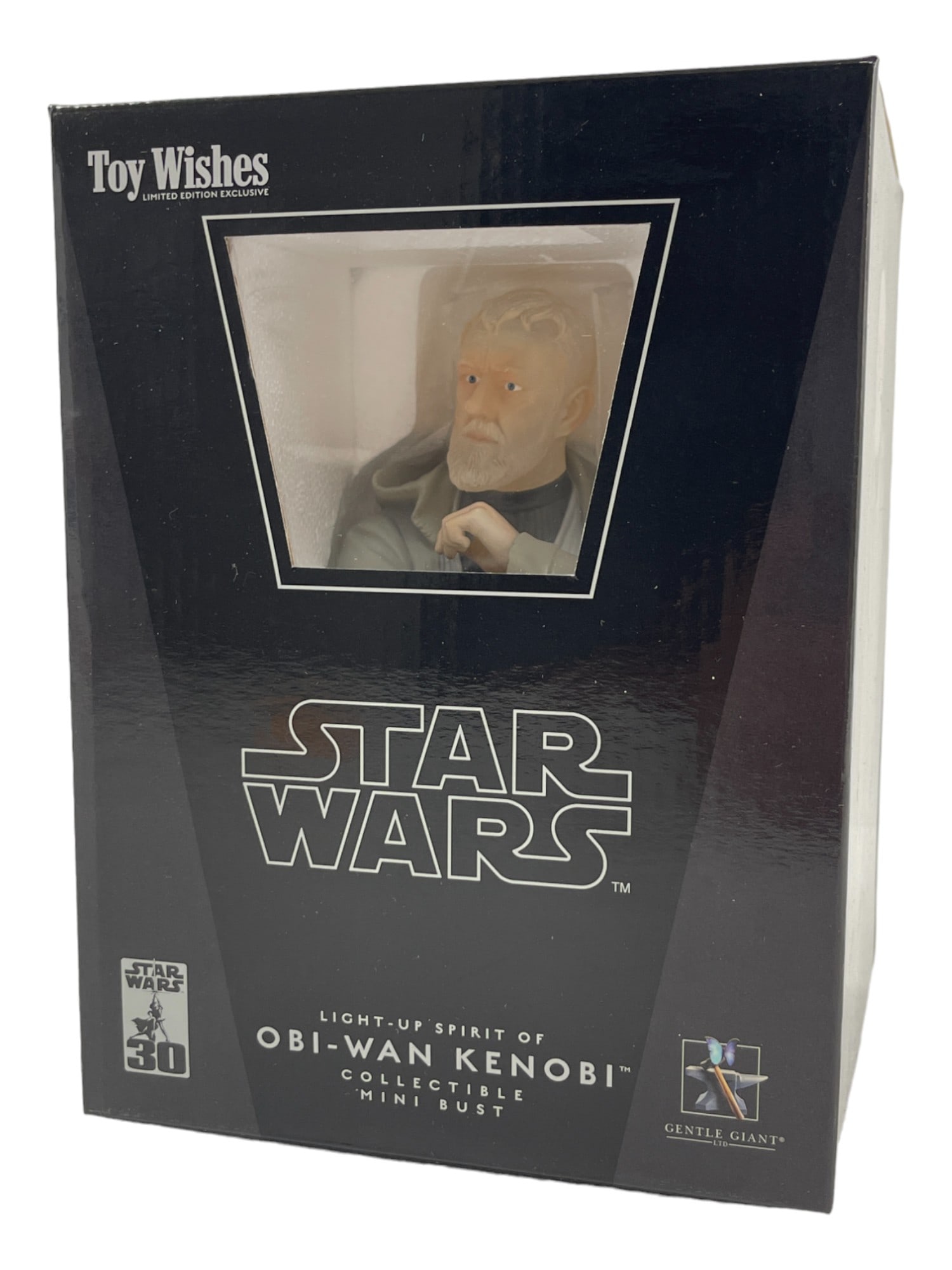 Star Wars Gentle Giant Light-Up Spirit of Obi-Wan Kenobi Mini Bust (1 of 7)