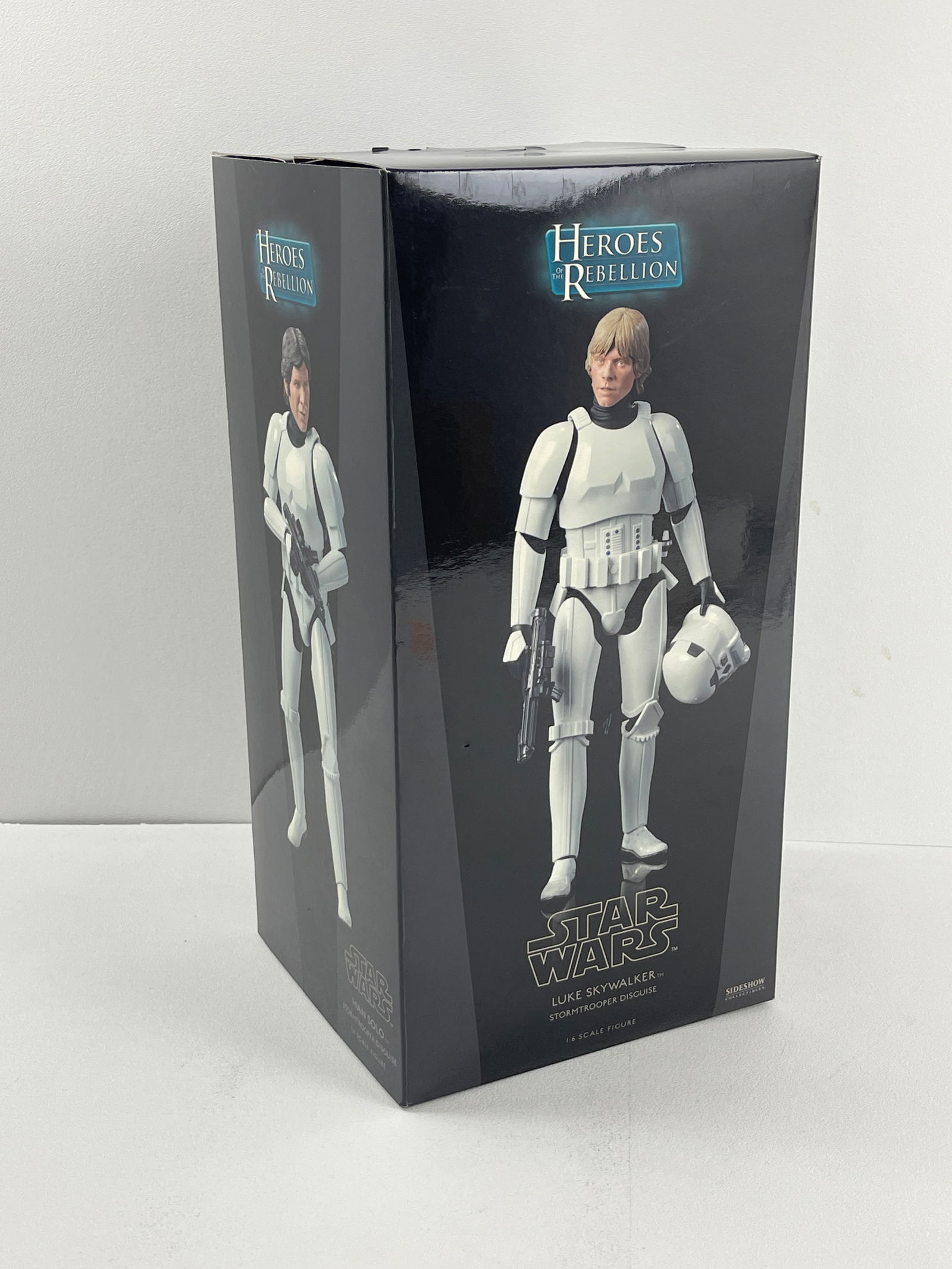 Star Wars Han Solo & Luke Skywalker Stormtrooper Disguise SDCC Sideshow 1:6 Scale Figure NIBs (1 of 6)