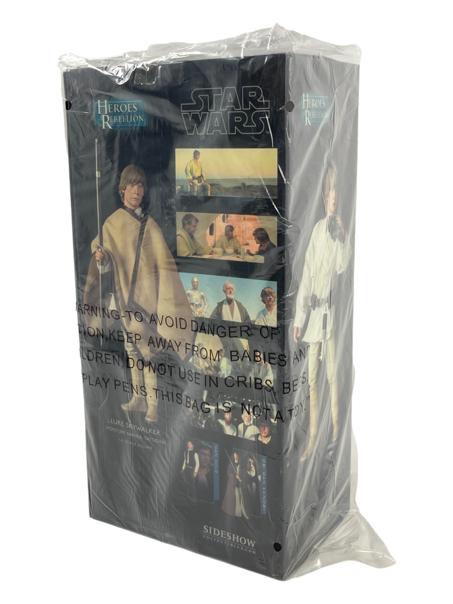 Star Wars Luke Skywalker Heroes of the Rebellion Moisture Farmer: Tatooine Sideshow 1:6 Figure NIB (1 of 7)