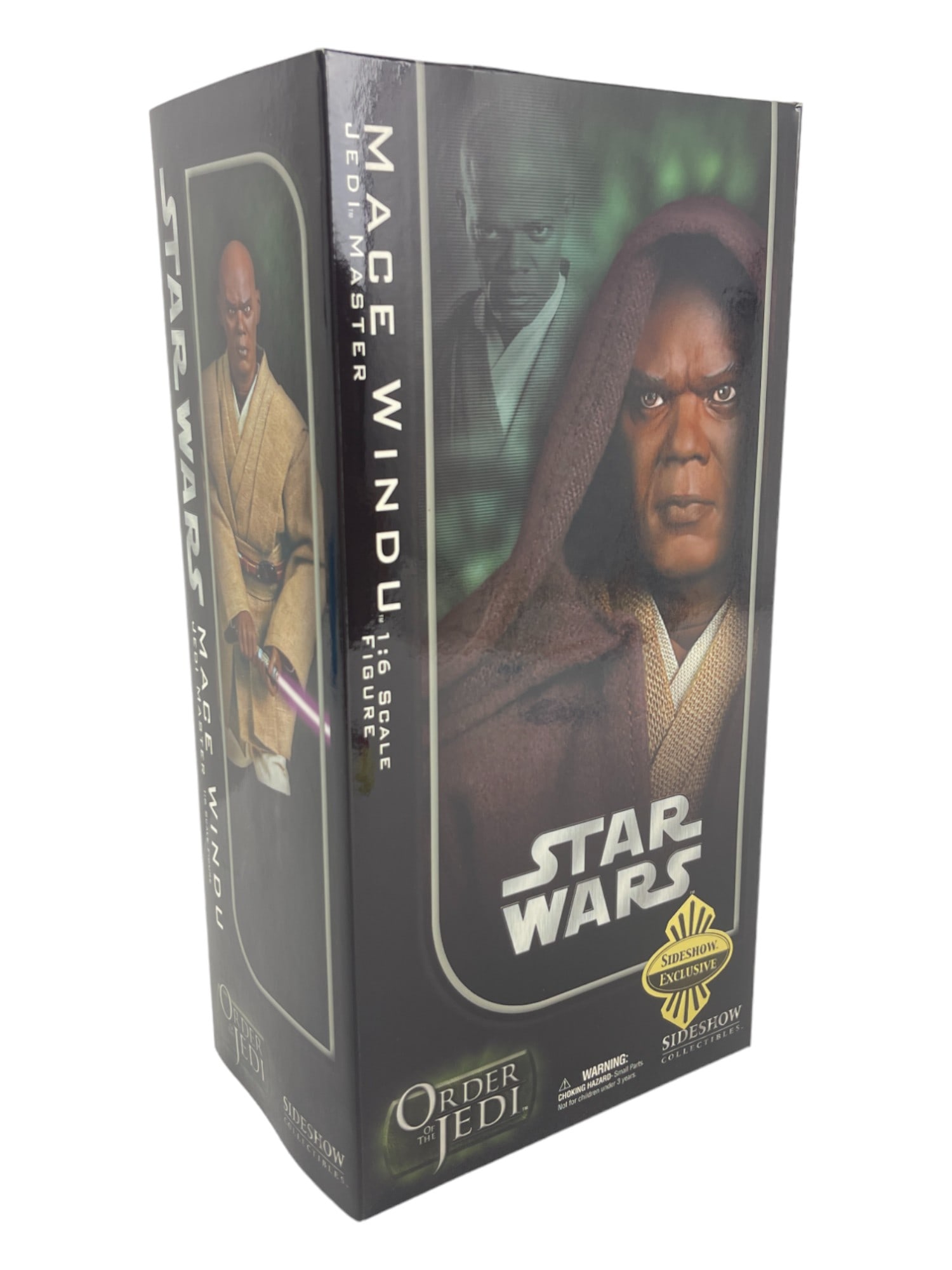 Star Wars Mace Windu Jedi Master Sideshow Exclusive 1:6 Scale Figure NIB: Star Wars Mace Windu Jedi Master Sideshow Exclusive 1:6 Scale Figure NIB