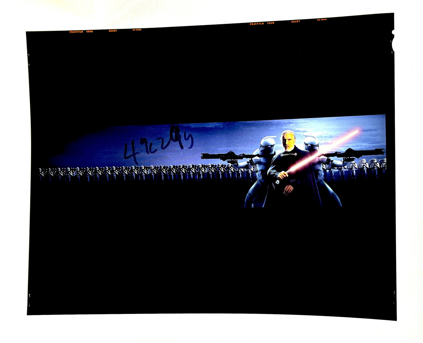 EXTREMELY RARE ORIGINAL STAR WARS PHOTO NEGATIVE: EXTREMELY RARE ORIGINAL STAR WARS PHOTO NEGATIVE 8" X 10"