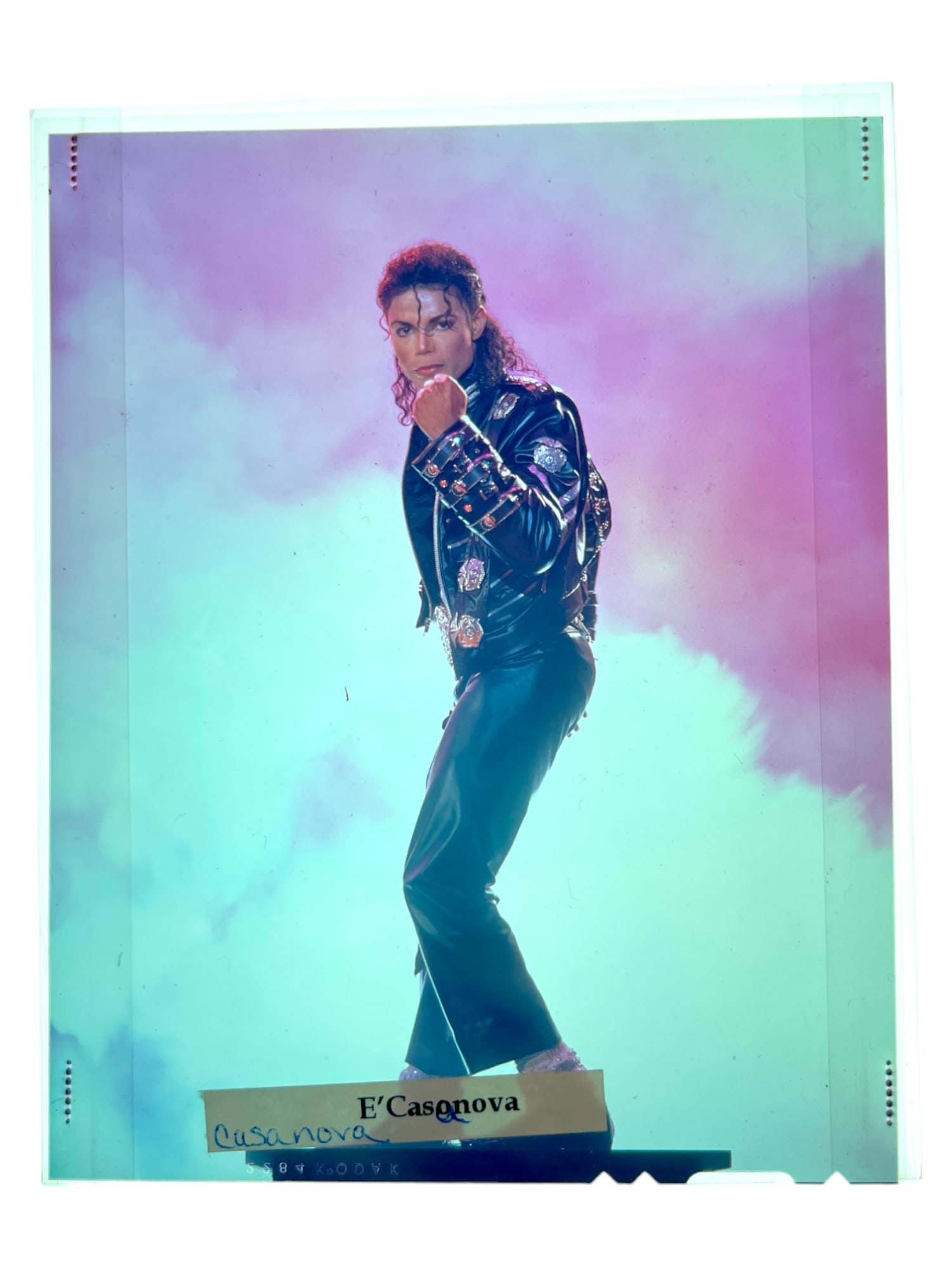 ORIGINAL   PROOF  PHOTO NEGATIVE E Casanova as Michael Jackson (1 of 5)