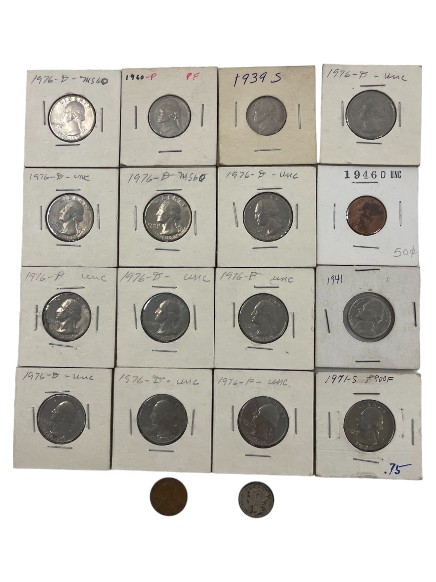 LOT OF VINTAGE U.S. COINS: LOT OF VINTAGE U.S. COINS