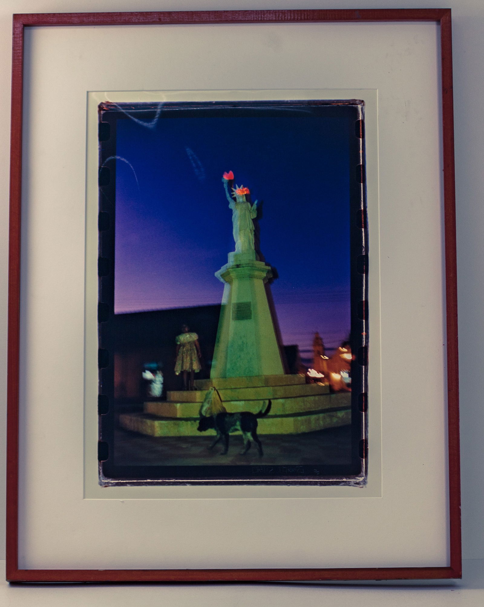 Ruben Ortiz-Torres "Mexico Monument" Original Signed and Dated 1995 Photograph (1 of 4)