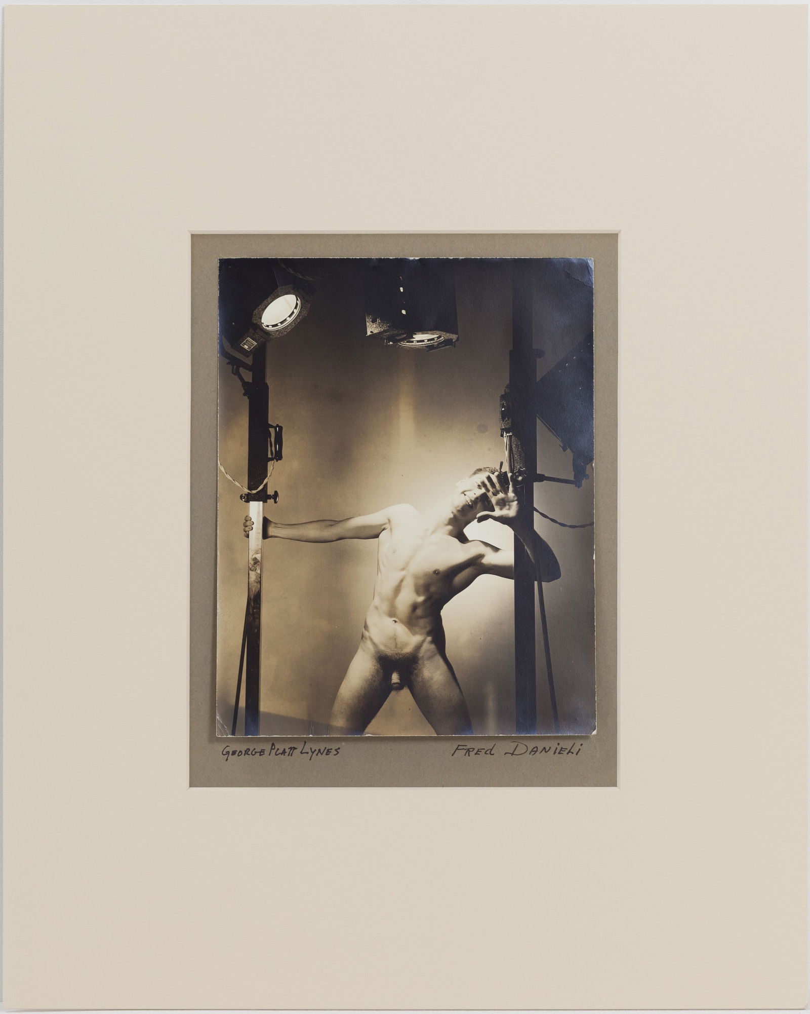 George Platt Lynes - Fred Danieli Silver Gelatin Photo Signed & Titled (1 of 3)