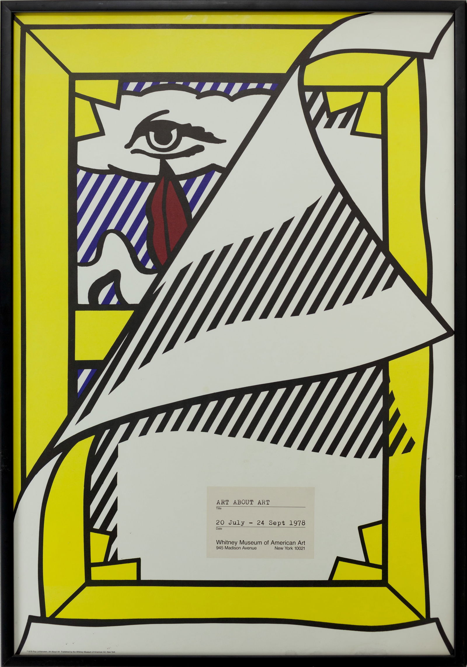 Roy Lichtenstein - Art about Art, Whitney Museum of American Art Lithograph (1 of 2)
