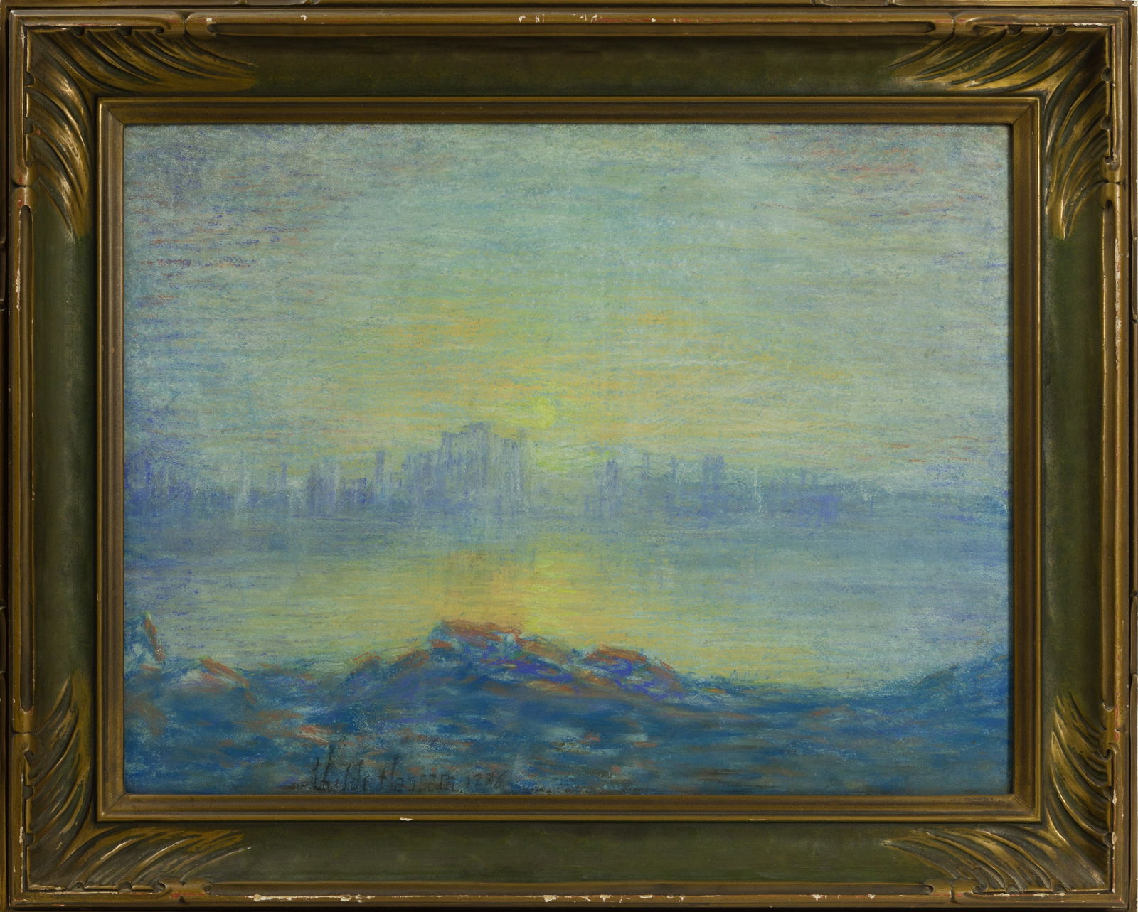 Childe Hassam - Watercolor on Board Signed (1 of 5)