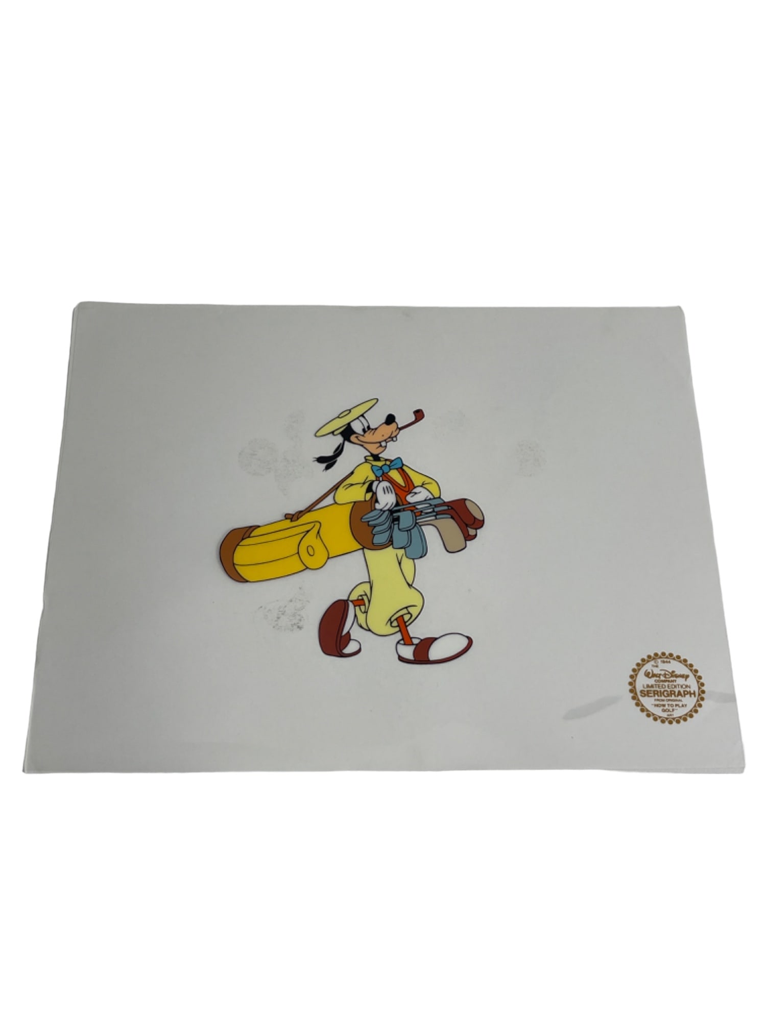 Disney Animation Cel Goofy Golf  Sericel (1 of 5)