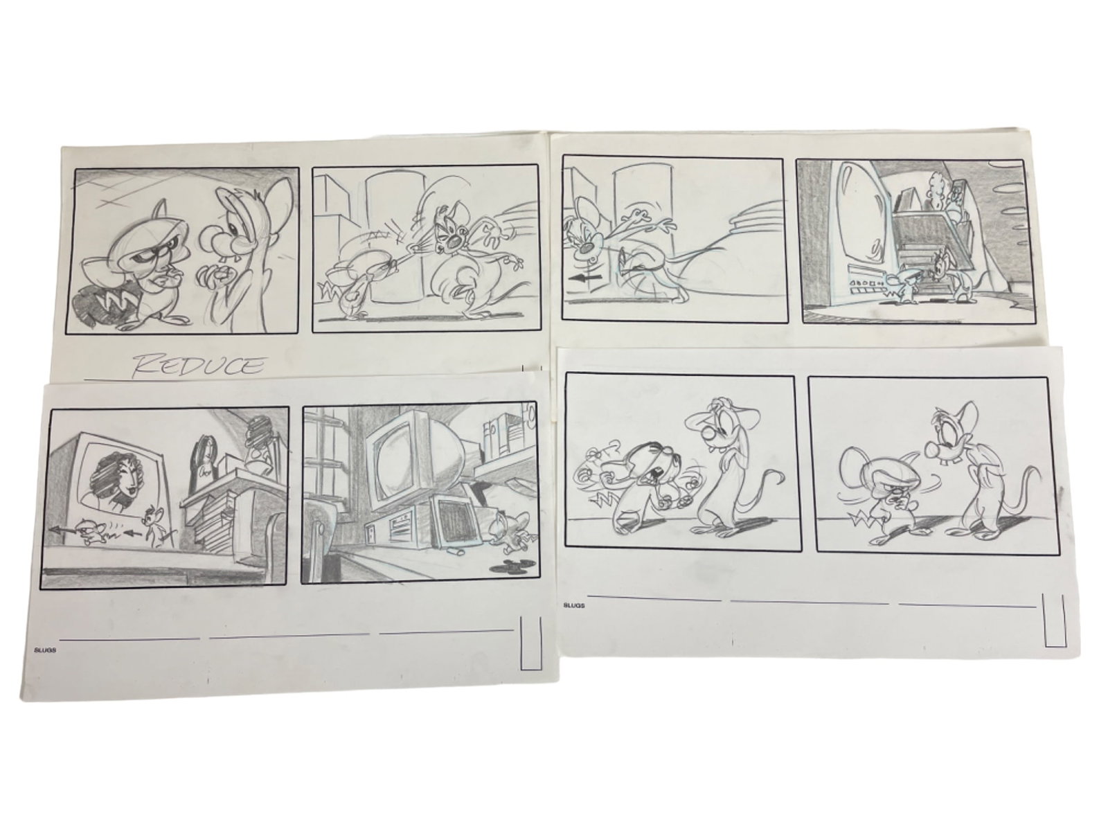 ANIMANIACS Original Warner Bros Animation Storyboard Collection: ANIMANIACS Original Warner Bros Animation Storyboard Collection 14 x 8 1/2 inches