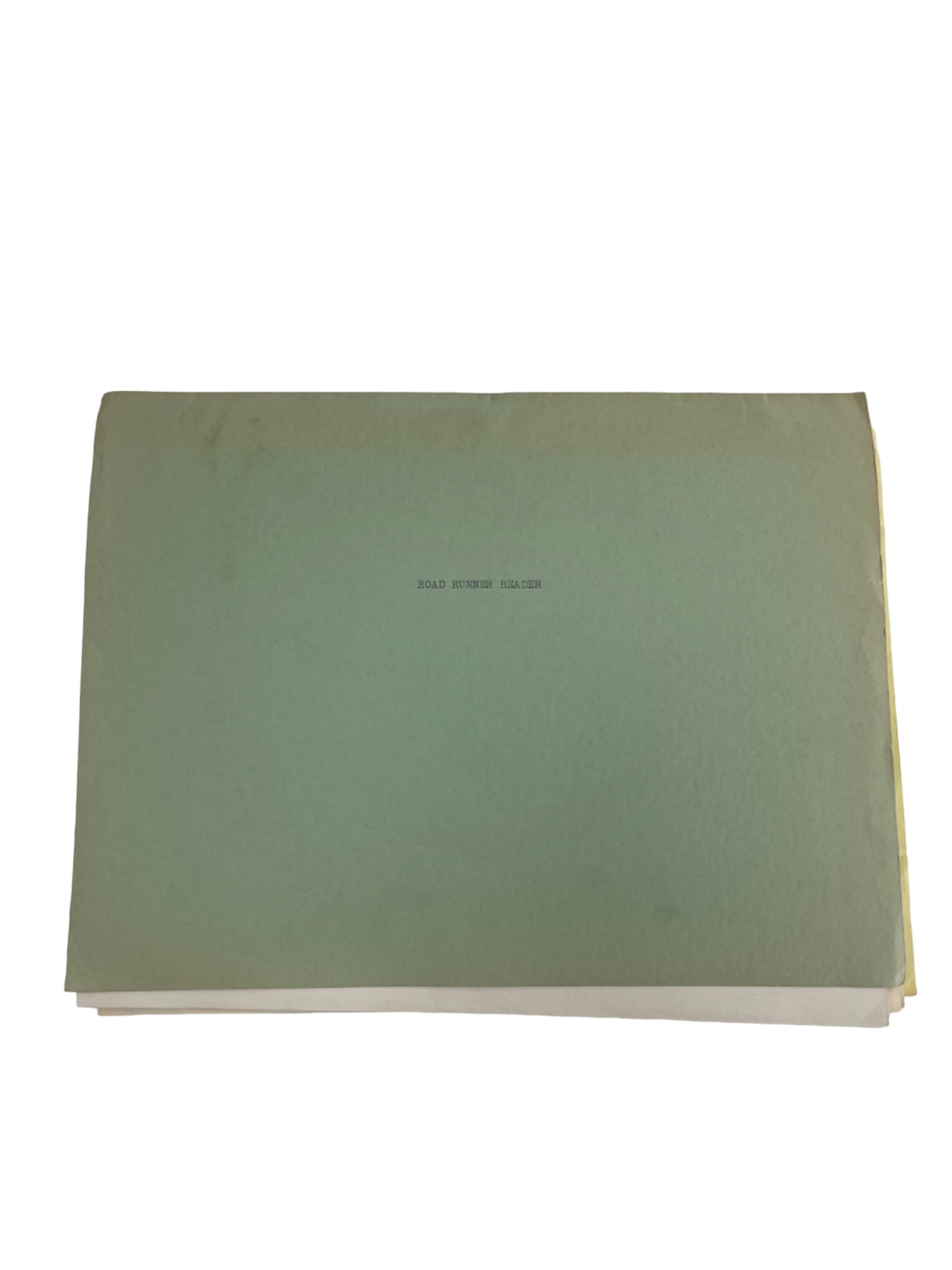 Warner Brothers Road Runner Reader Studio Copy Book Storyboards (1 of 14)