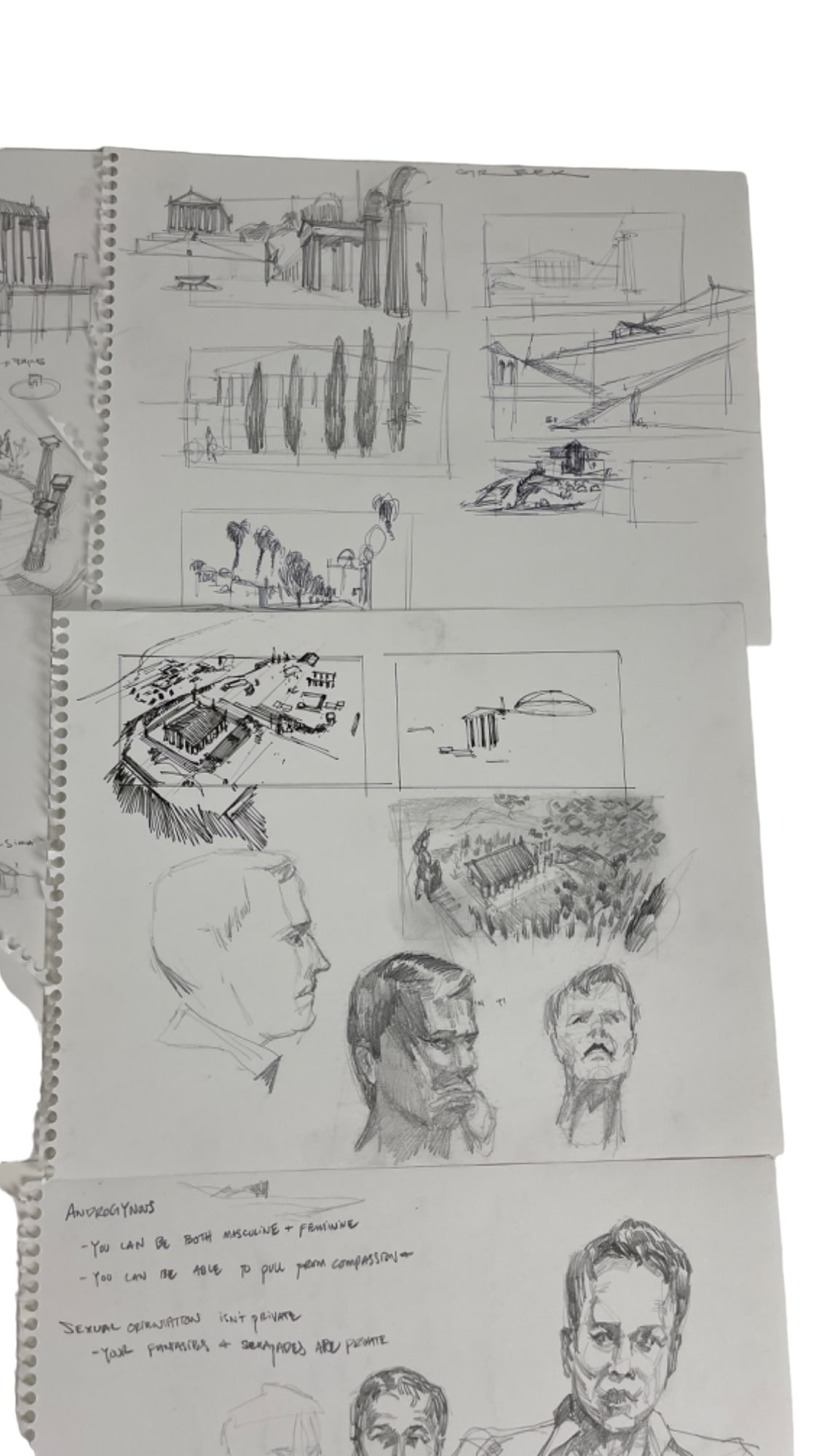 DISNEY TRON ANIMATION HAND DRAWING SKETCH ART ORIGINAL RARE STORYBOARD LOT (1 of 4)