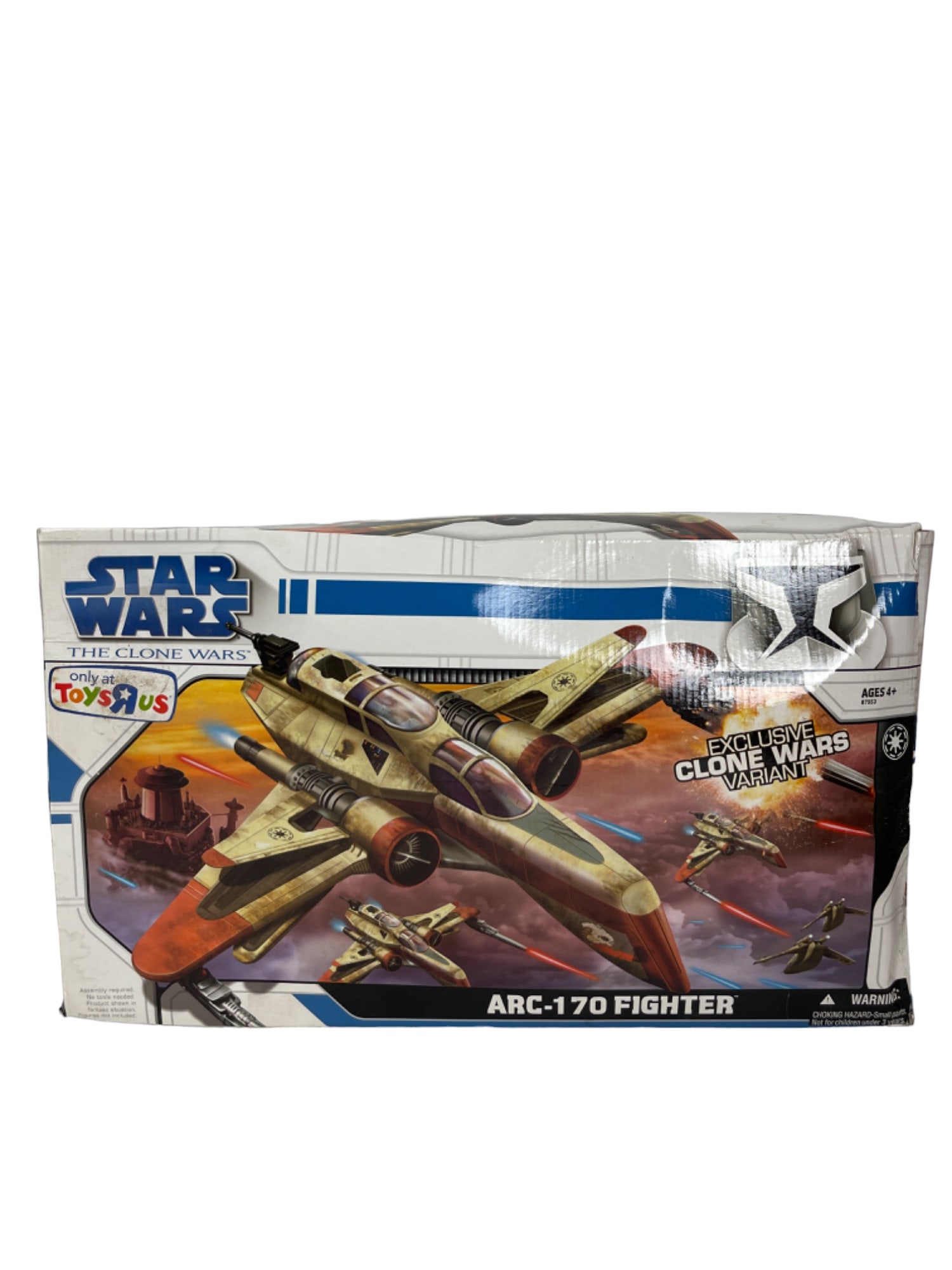 Star Wars The Clone Wars ARC-170 Fighter Toys R Us Exclusive Sealed (1 of 6)