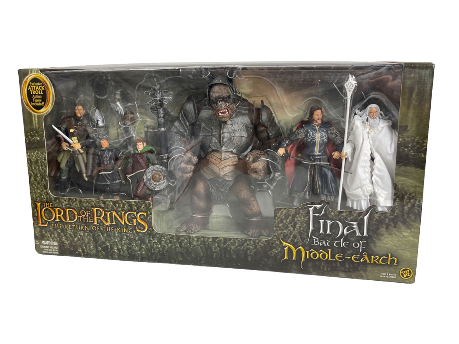 Lord of the Rings The Return of the King Final Battle Middle Earth Sealed Action Figure Set (1 of 10)
