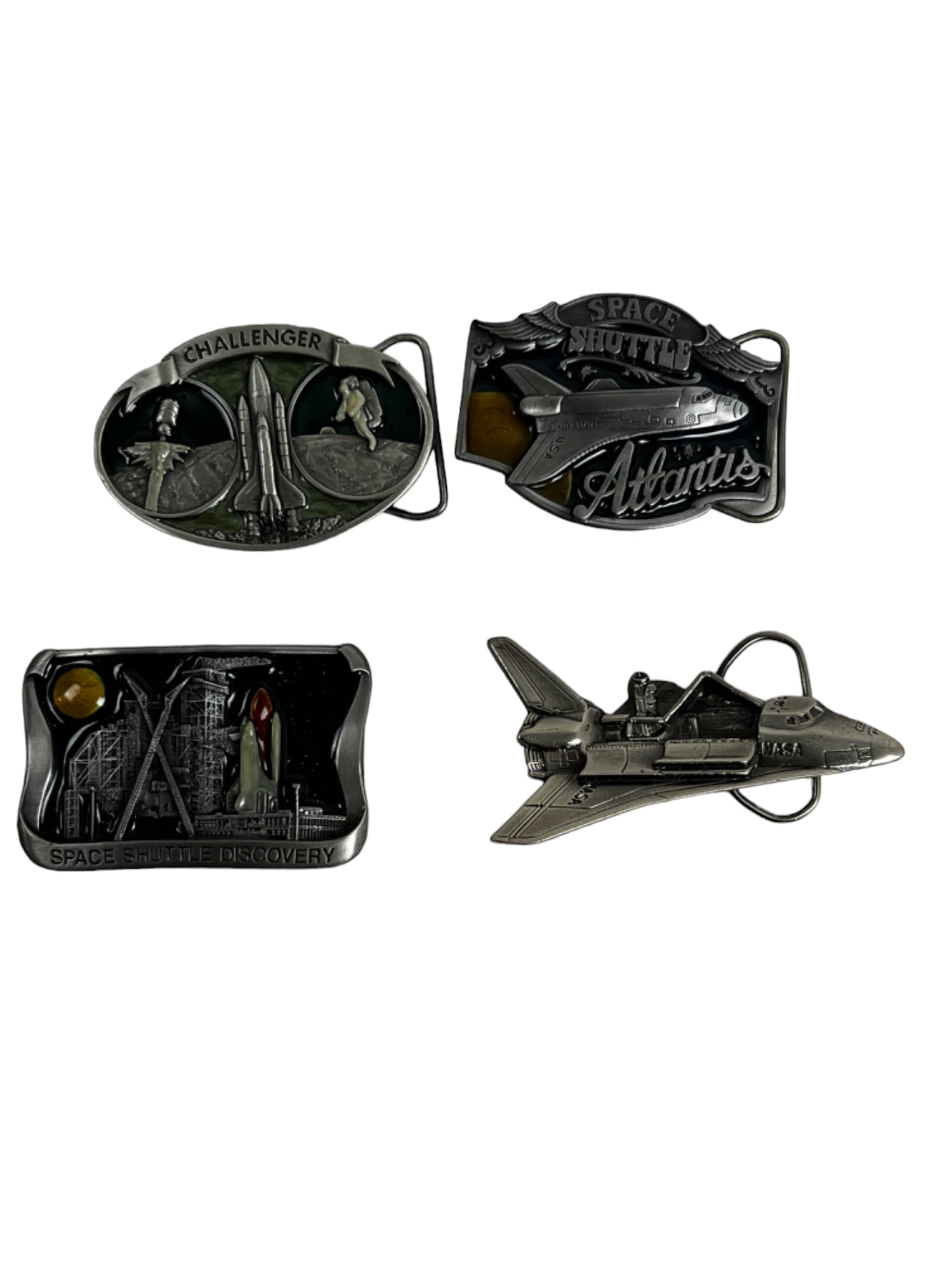 NASA Vintage space shuttle  belt buckle collection lot 4 (1 of 12)