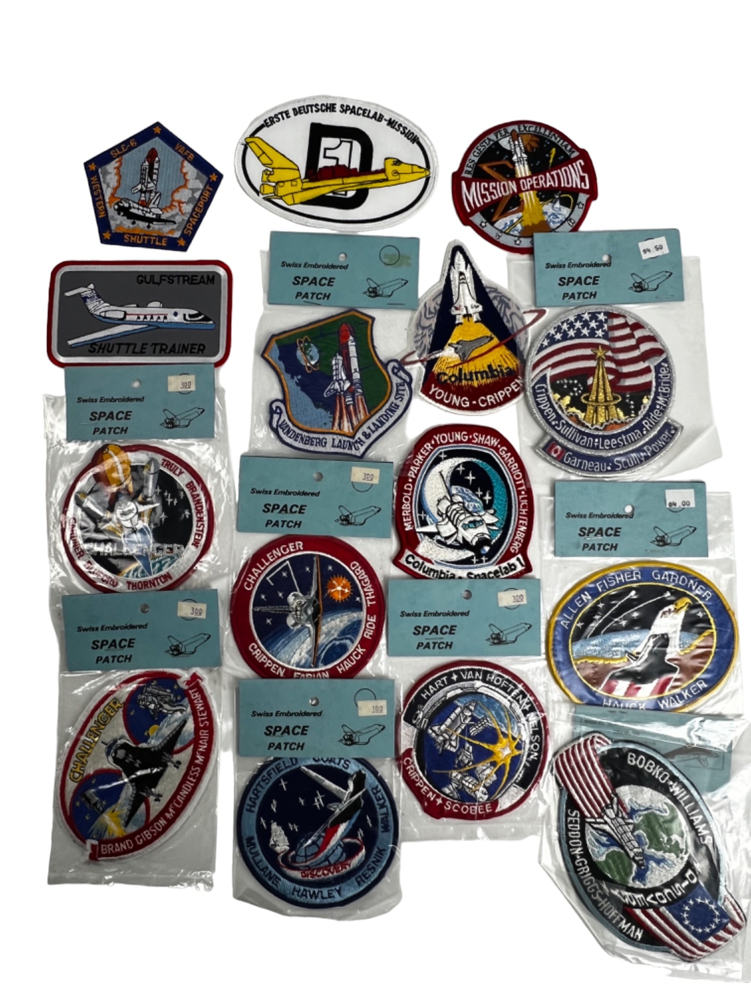 NASA Vintage Apollo, SPACE SHUTTLE Astronaut ORIGINAL  Patch  Lot Of 15 COLLECTION (1 of 13)